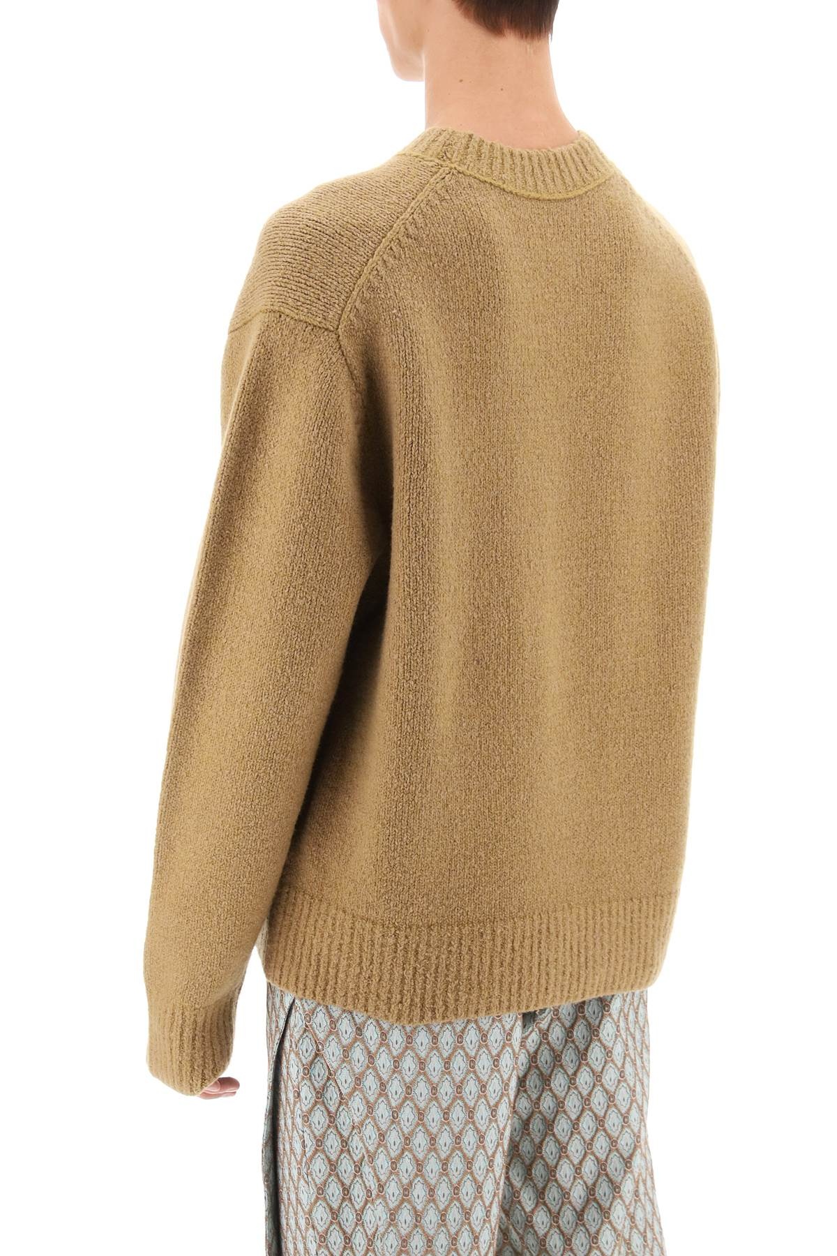 Acne Studios Crew-Neck Sweater In Wool And Cotton Men - 3