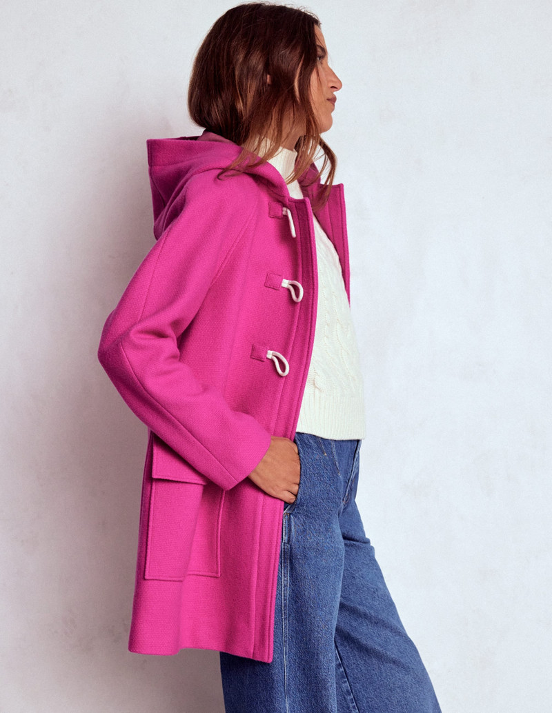 Swing Duffle Coat-Pink Peony 6