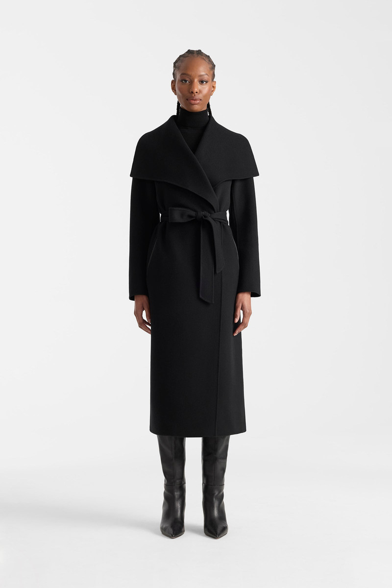 MAI-CN Double-face wool wrap coat 3
