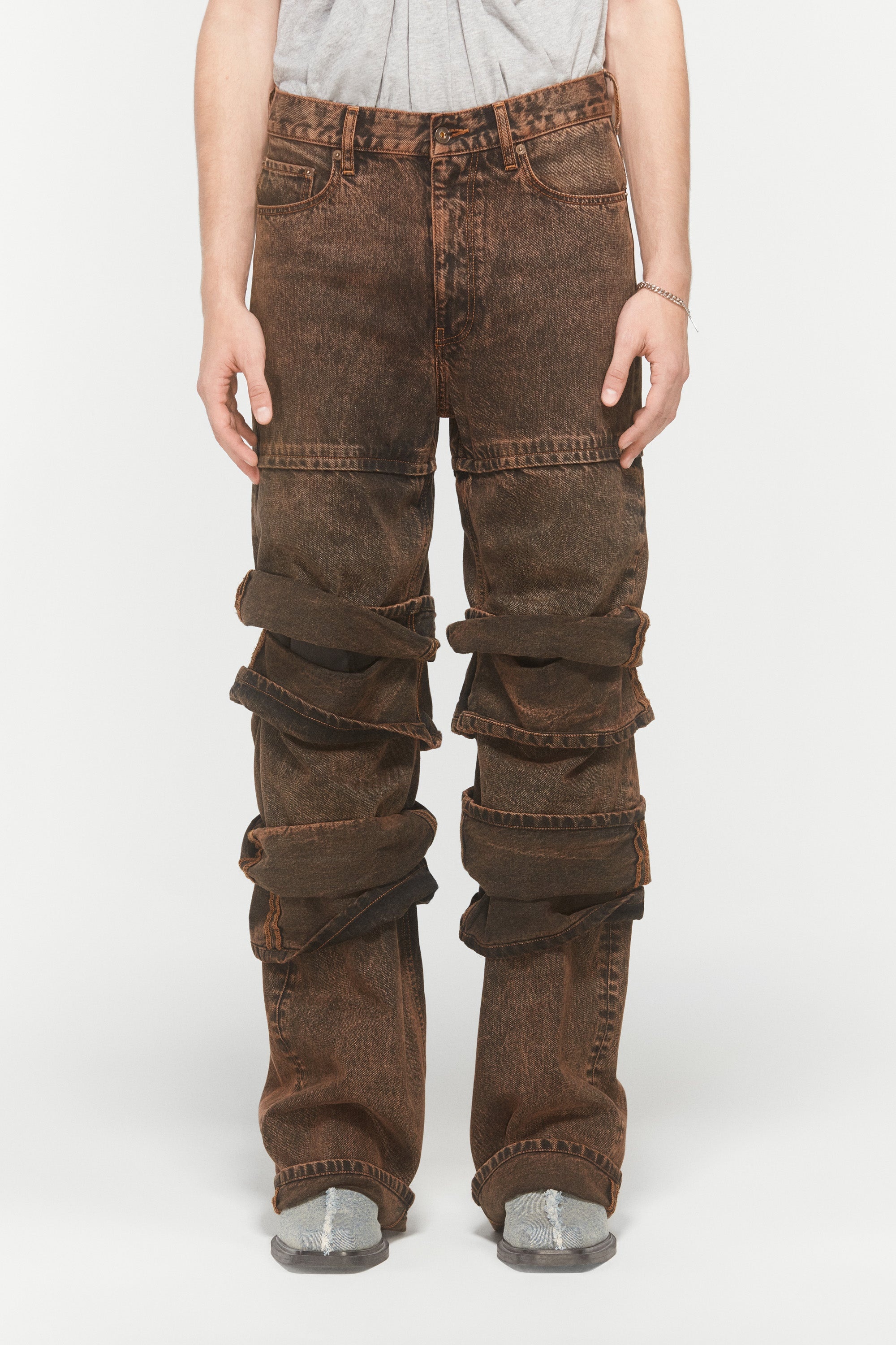 MULTI CUFF JEANS - 5