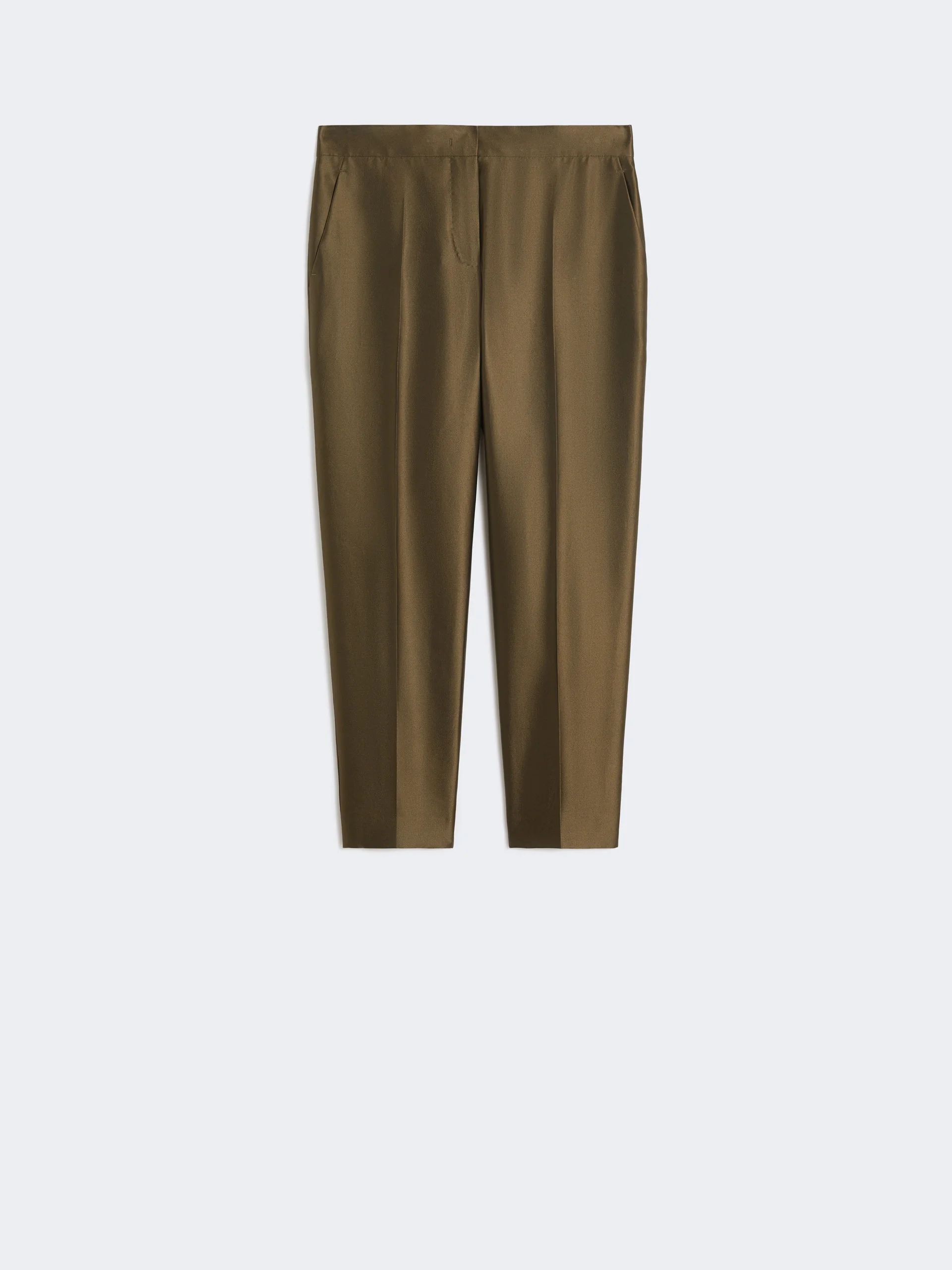 Shantung trousers - KAKI - 1