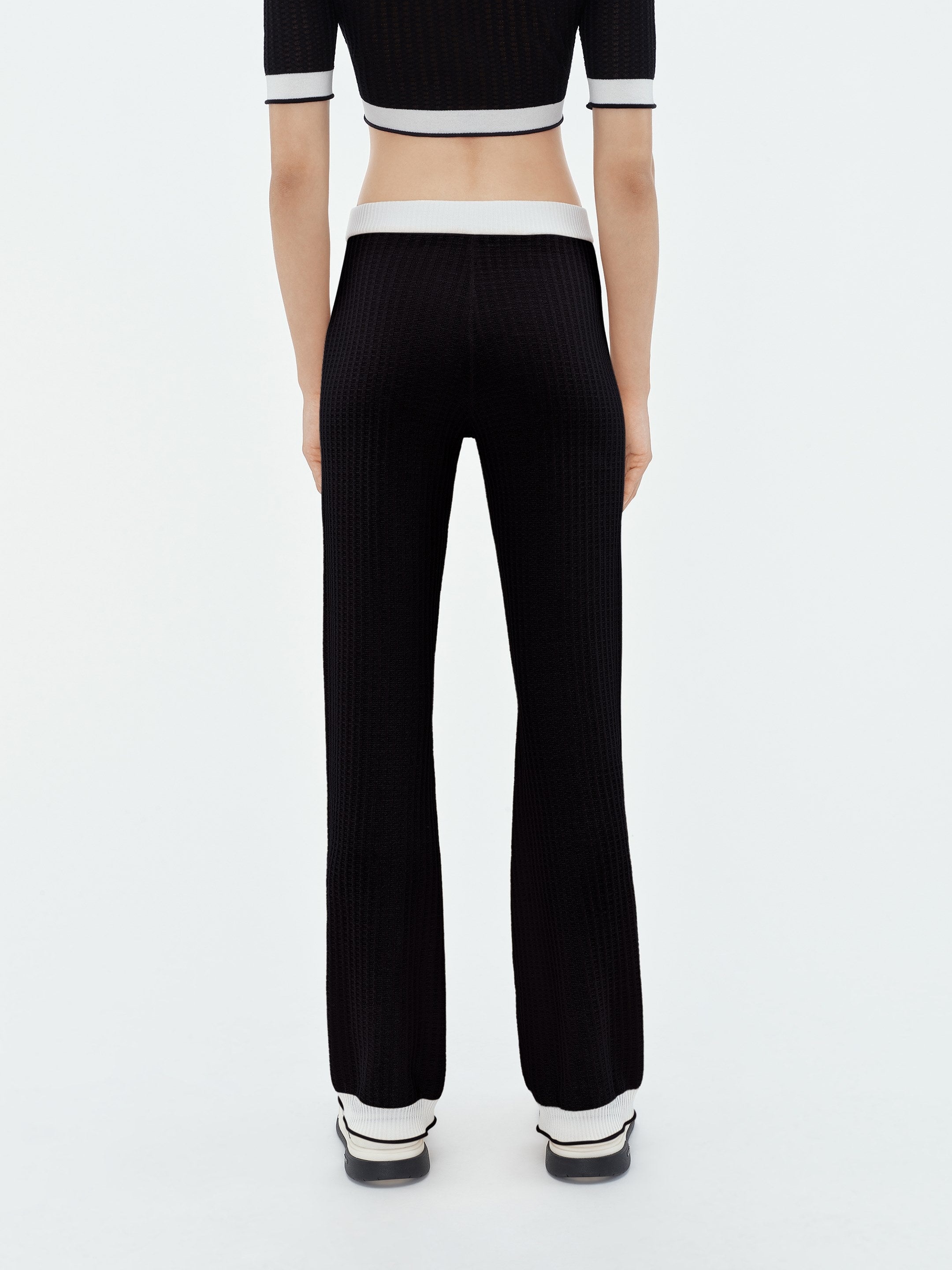 FLARE KNIT PANT - 5