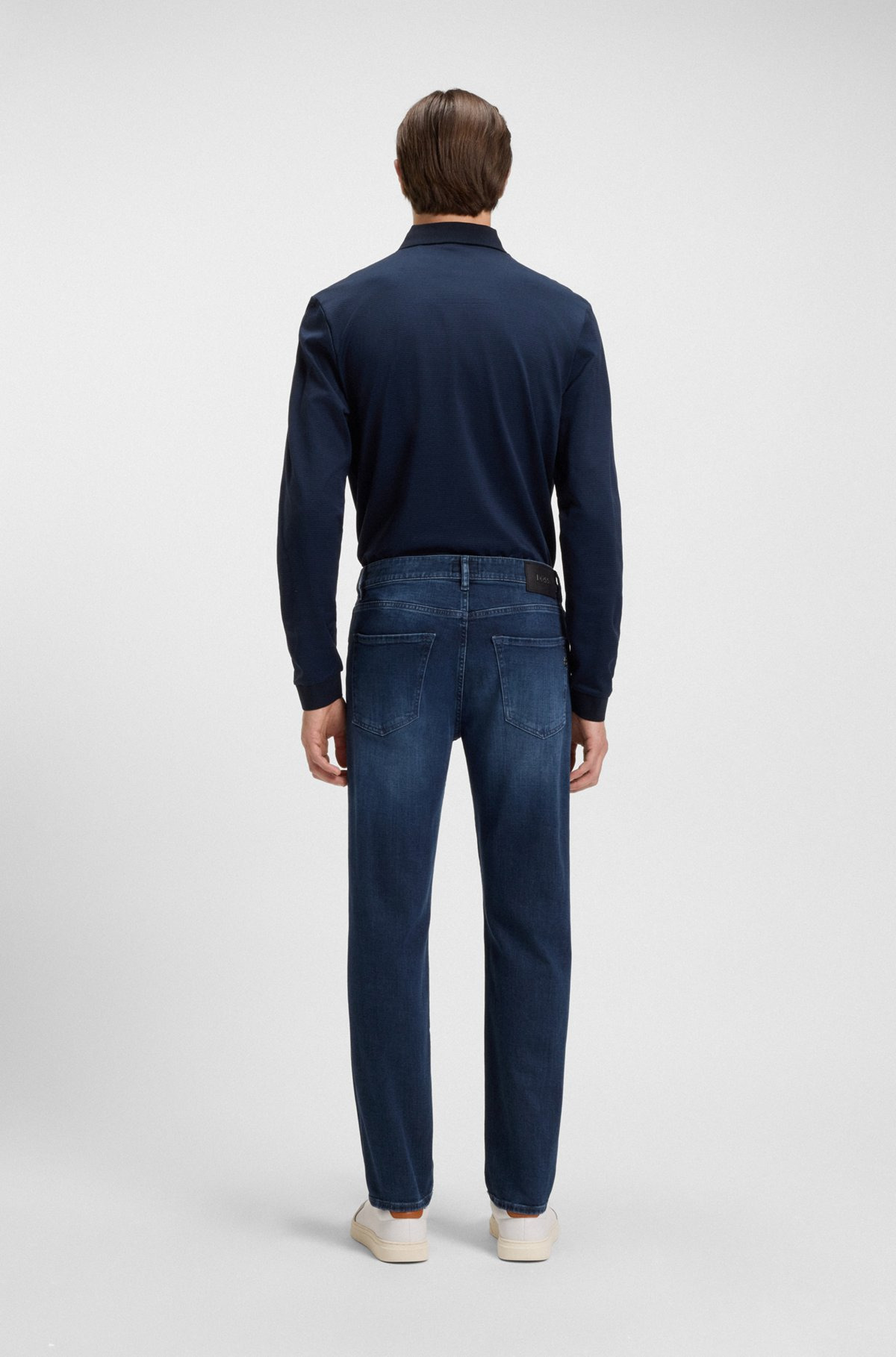 MAINE REGULAR-FIT JEANS IN BLUE SOFT-TOUCH DENIM - 4