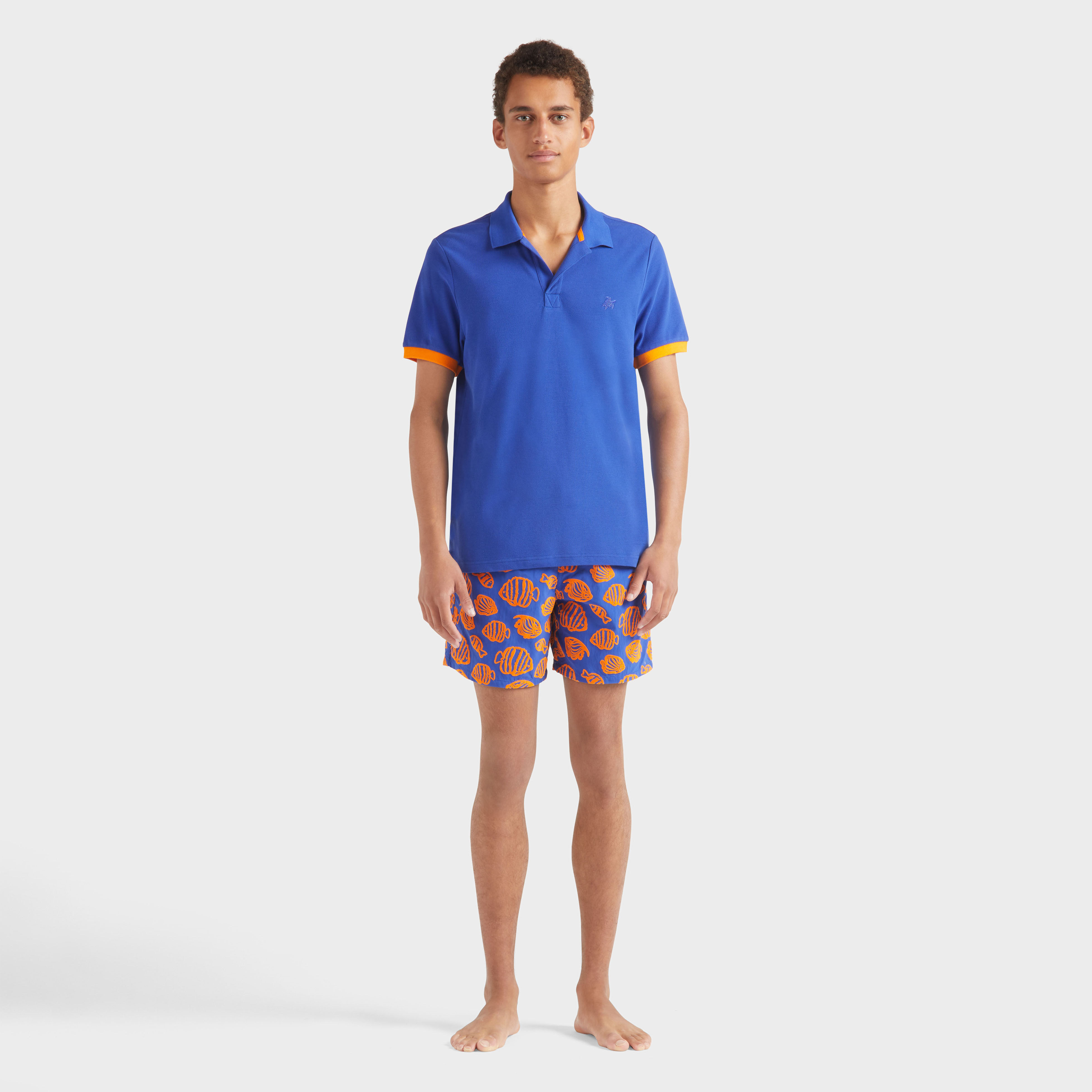 Men Cotton Polo Solid - 3