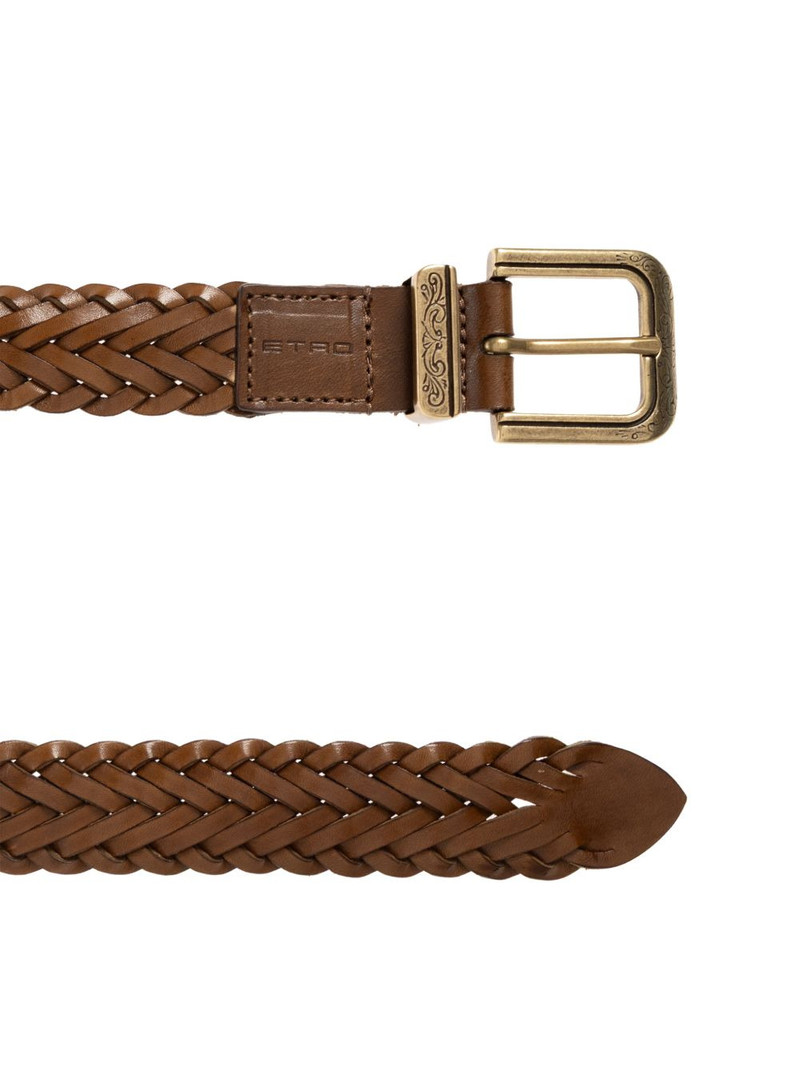woven leather belt 3