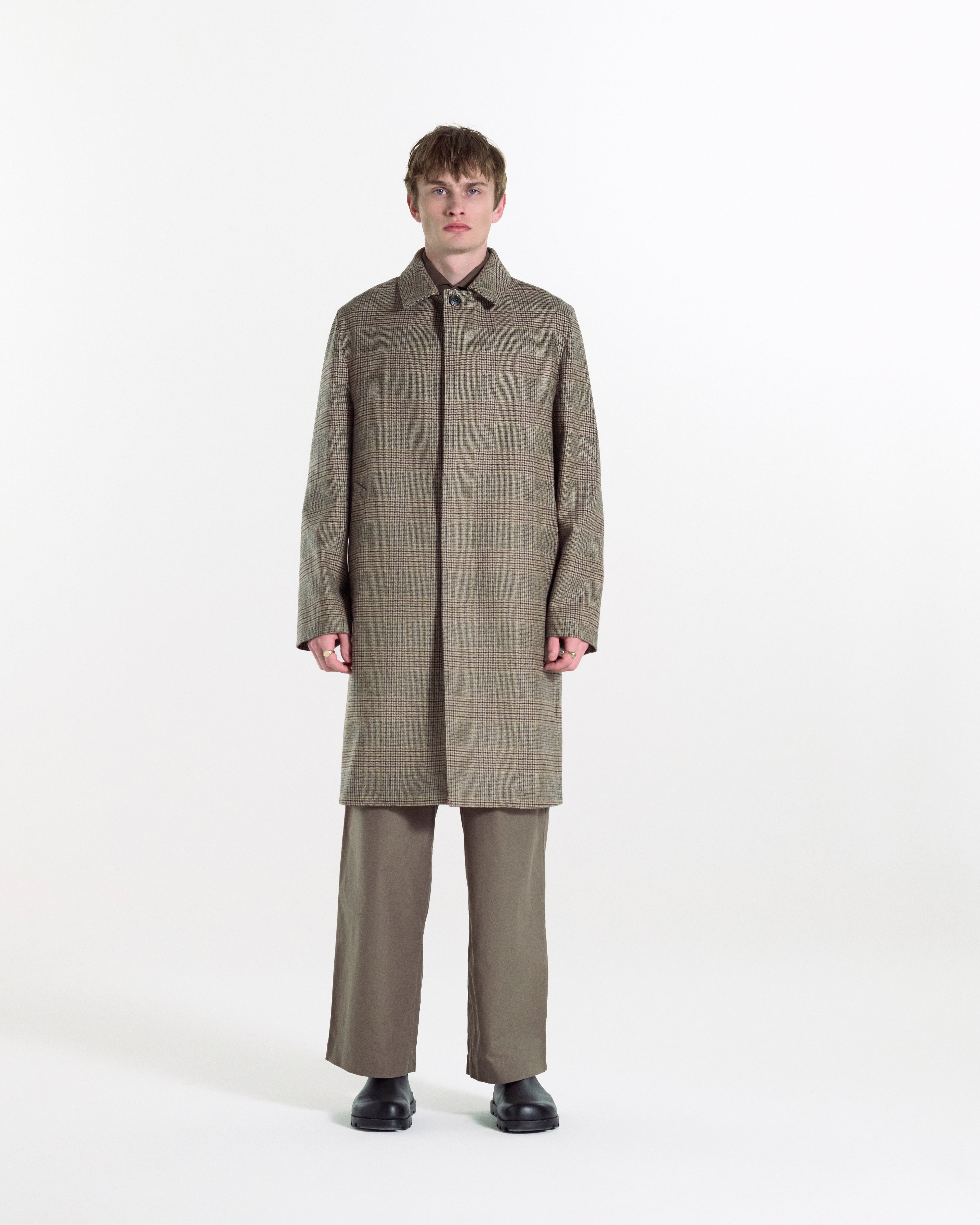 Dunkeld Glencheck Wool Coat - 2