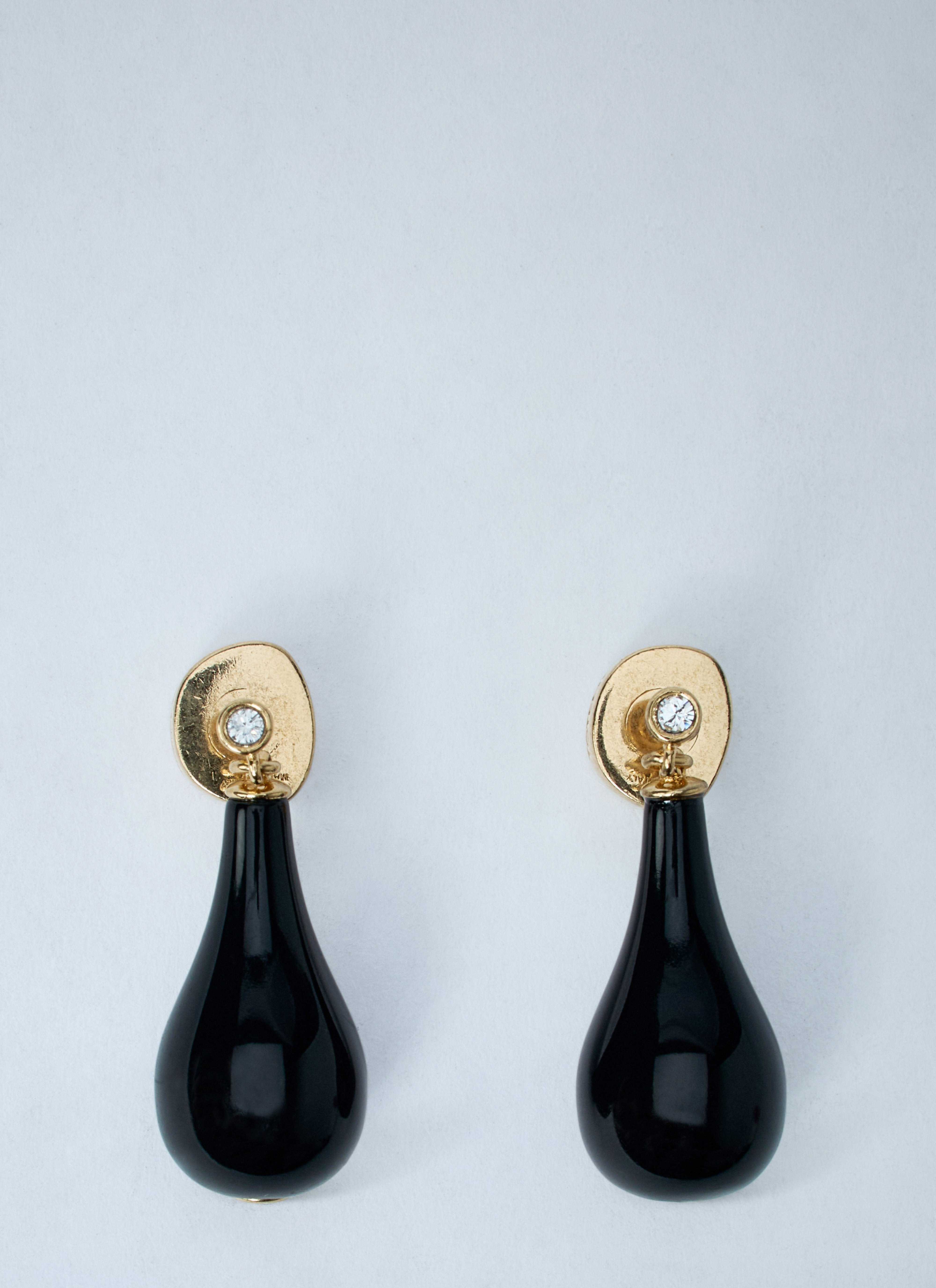 Toteme Women Onyx Drop Earrings - 4
