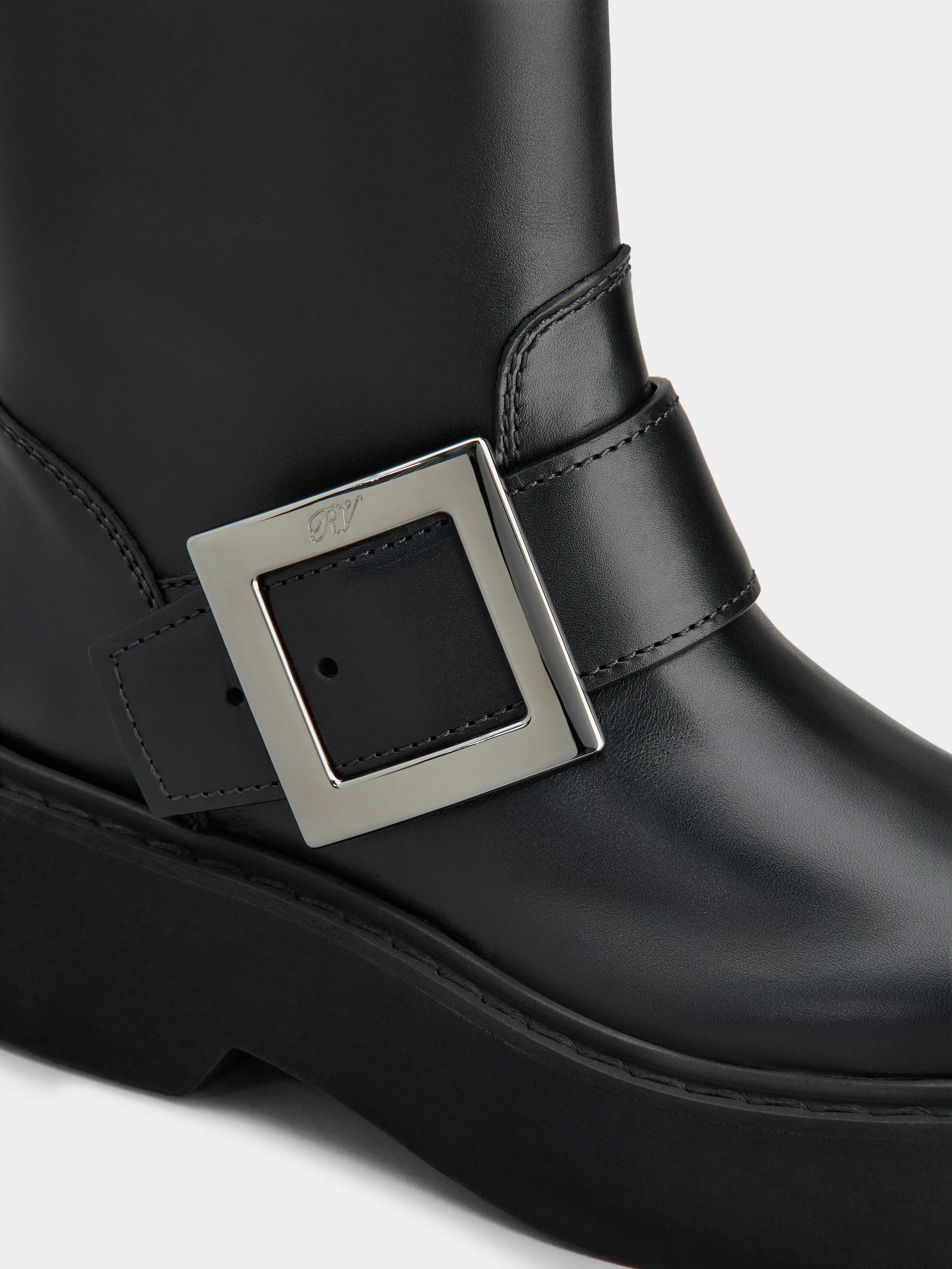 Viv' Rangers Biker Booties in leather - 3