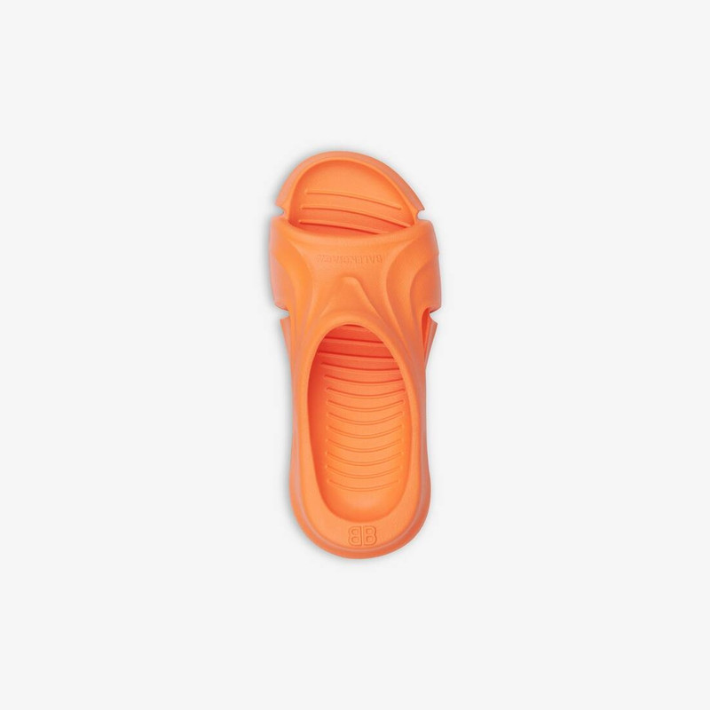 Women's Mold Slide Sandal in Fluo Orange 5
