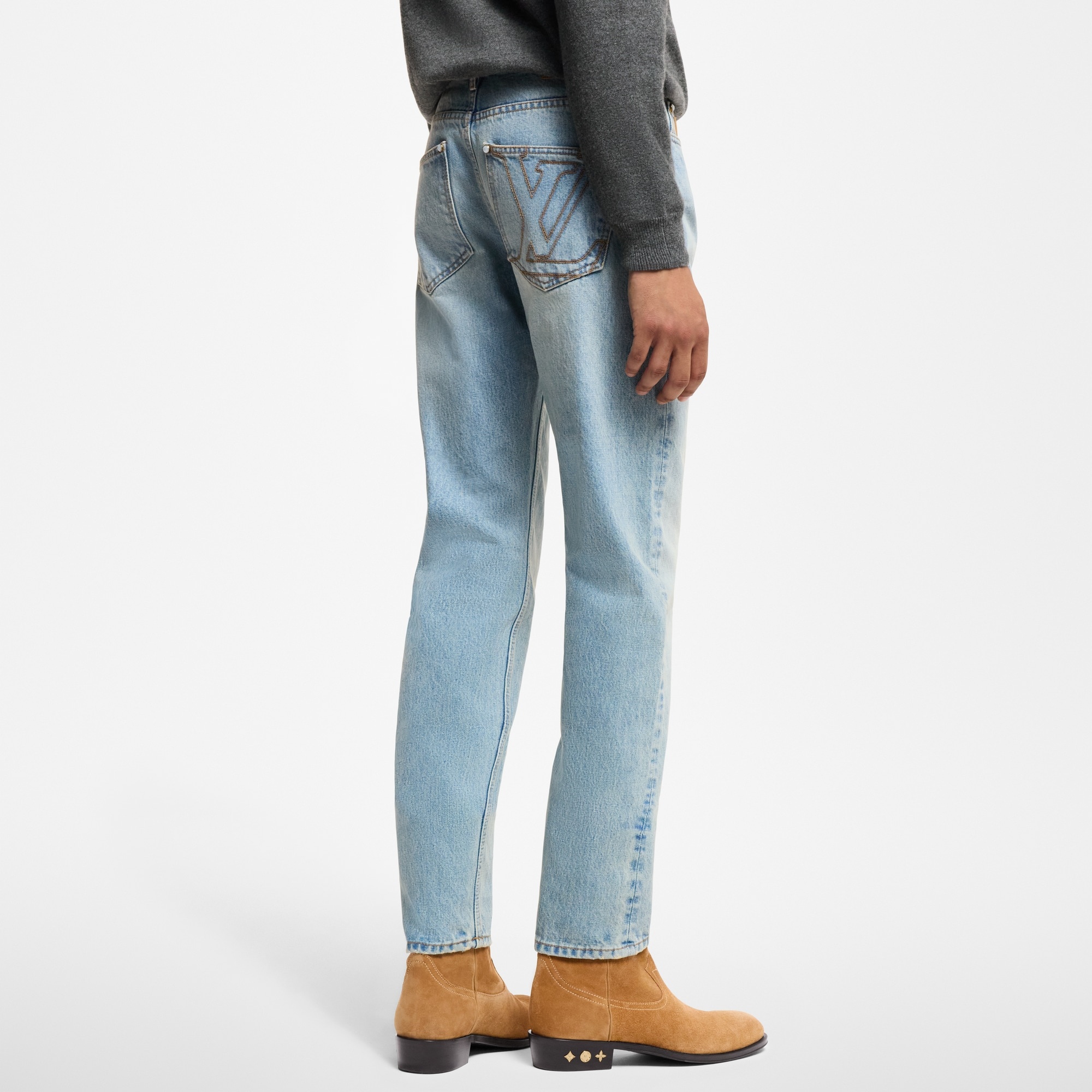 Slim Fit Denim Pants - 2