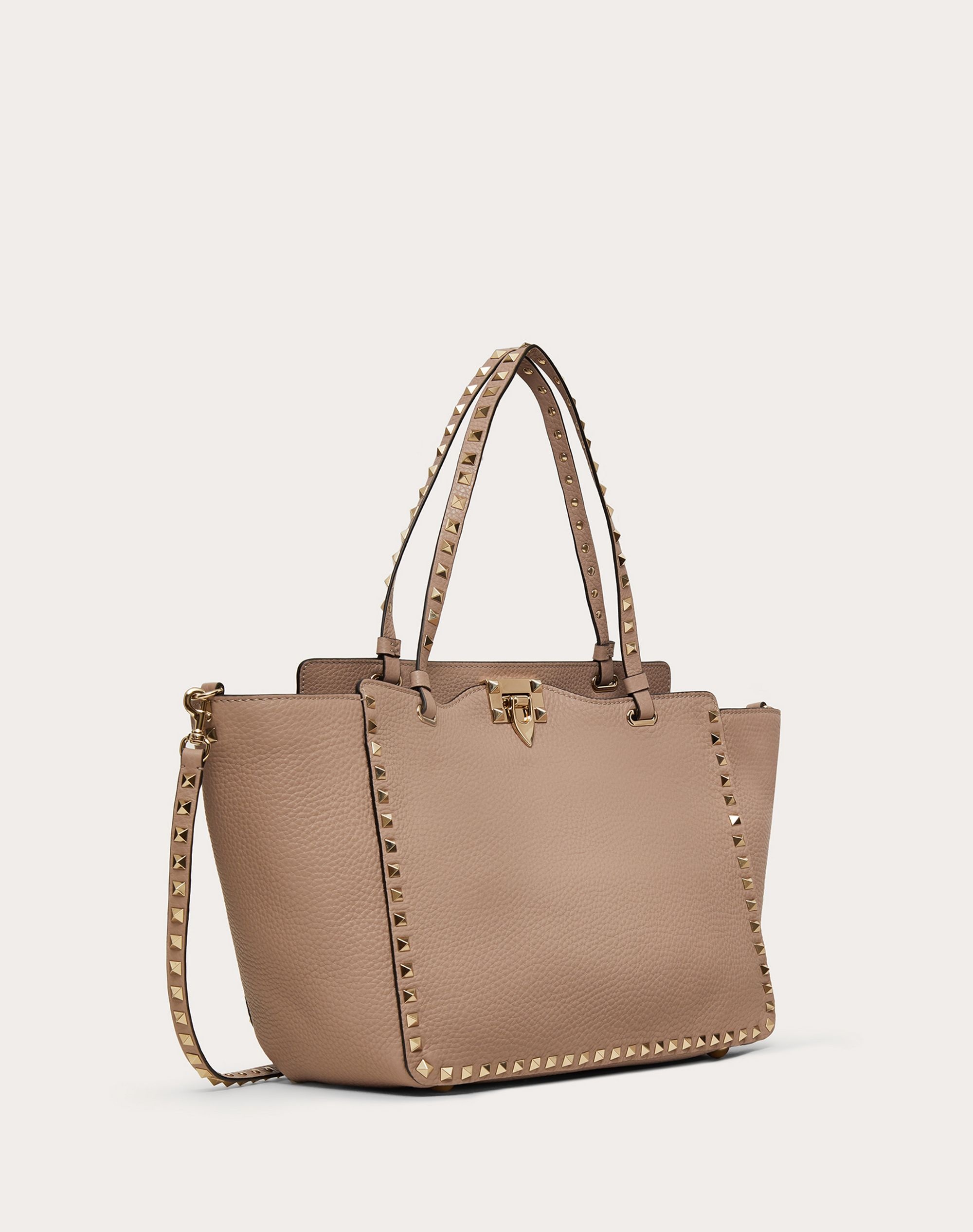 Medium Rockstud Grainy Calfskin Bag - 8