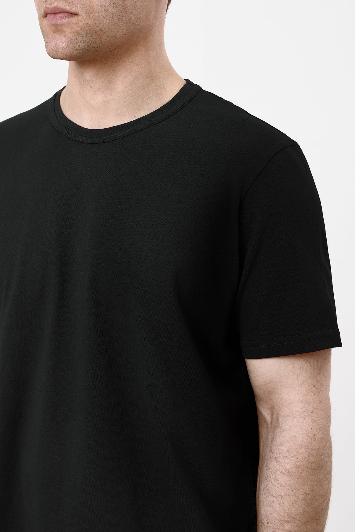 Bandeira T-Shirt in Black Upcycled Cotton - 5