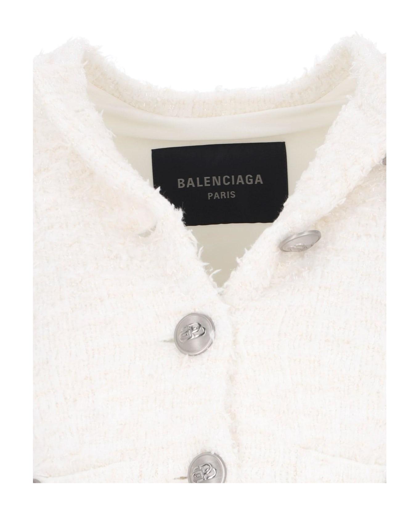 Button Crop Cardigan - 4
