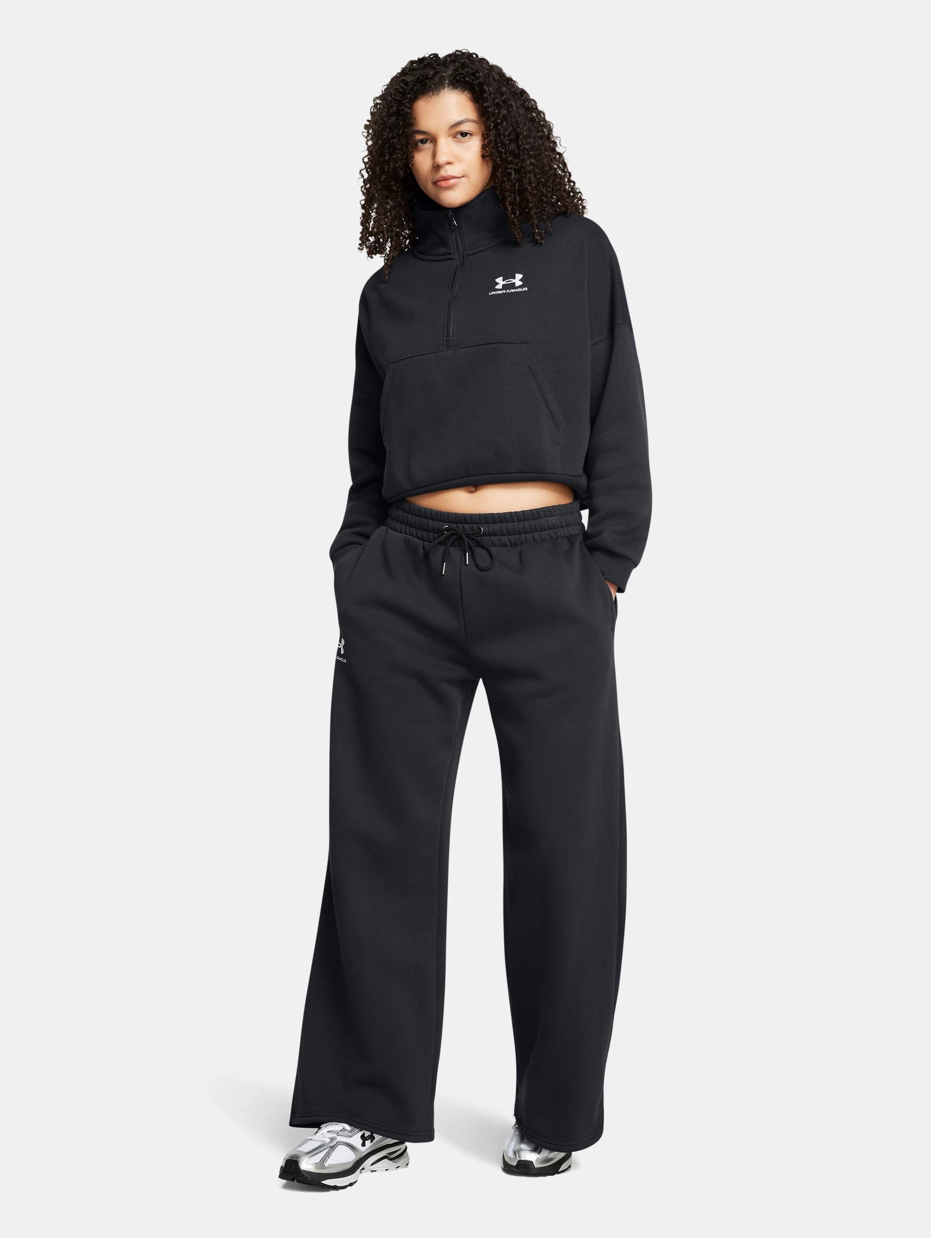 Women's UA Icon Fleece Oversized ½ Zip - 5