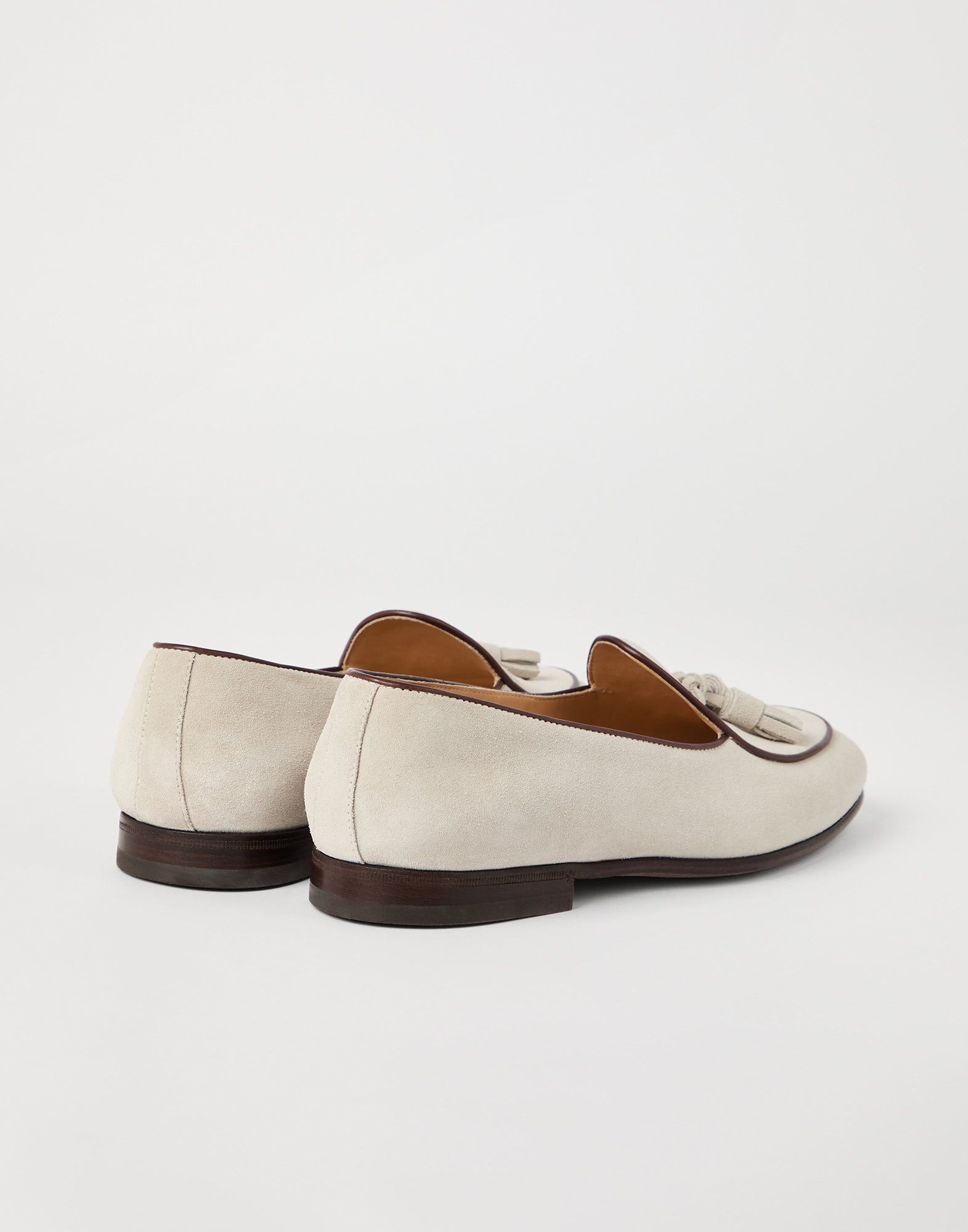 Suede Belgian loafer with tassels - 2