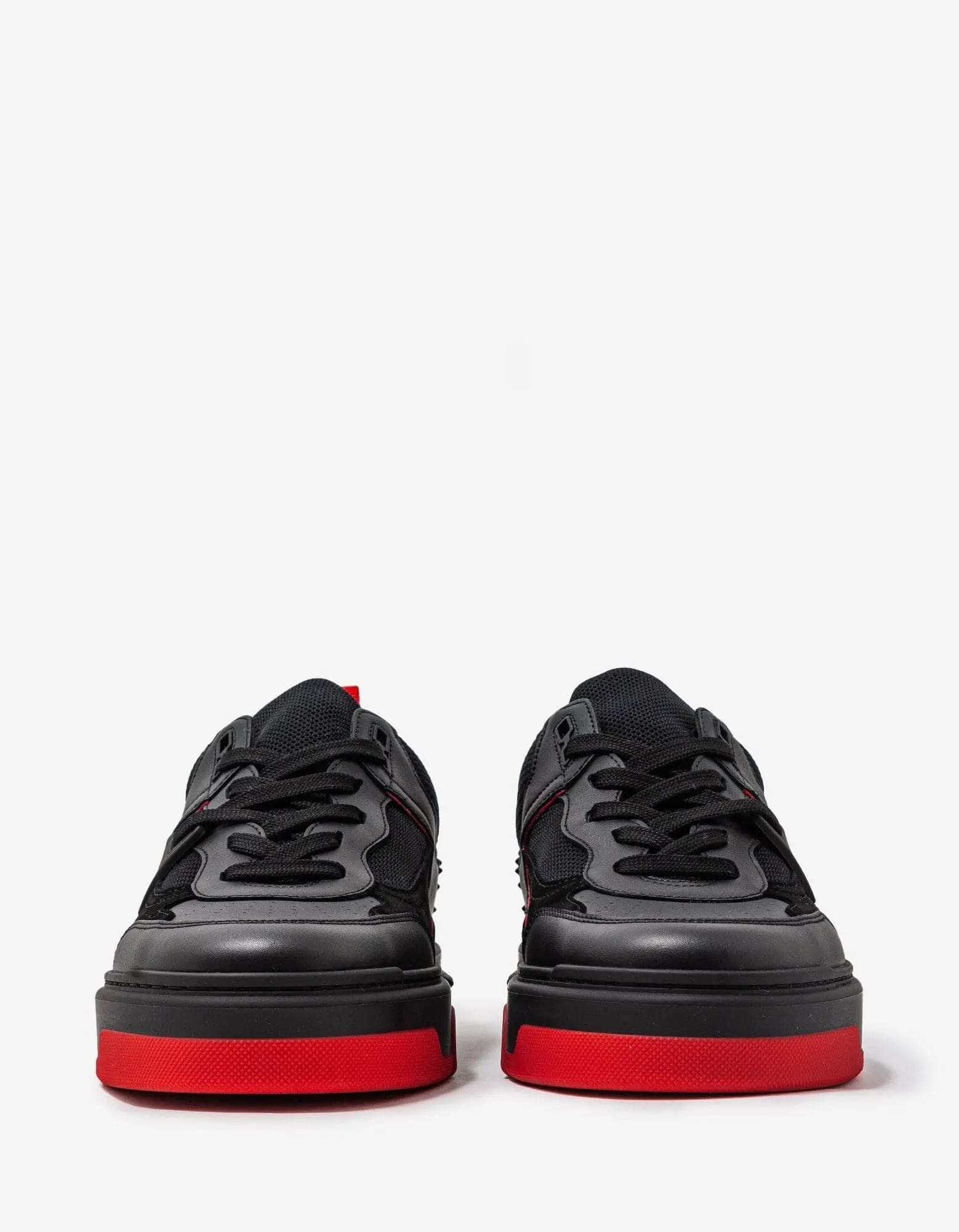 Christian Louboutin Astroloubi Black & Red Trainers - 8