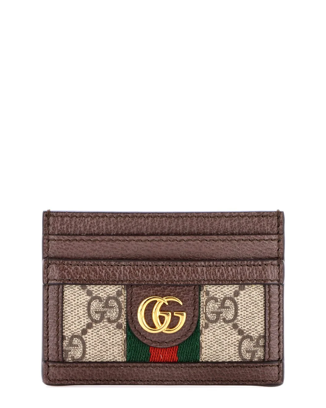 Gucci Ophidia Card Holder GG Coated Canvas (Authentic Pre-Loved) - 1