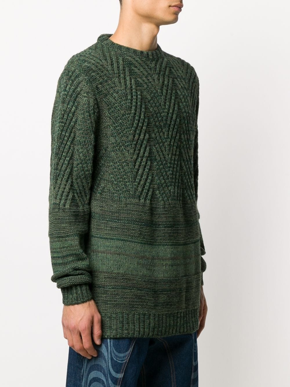 crew neck chunky knit jumper - 3