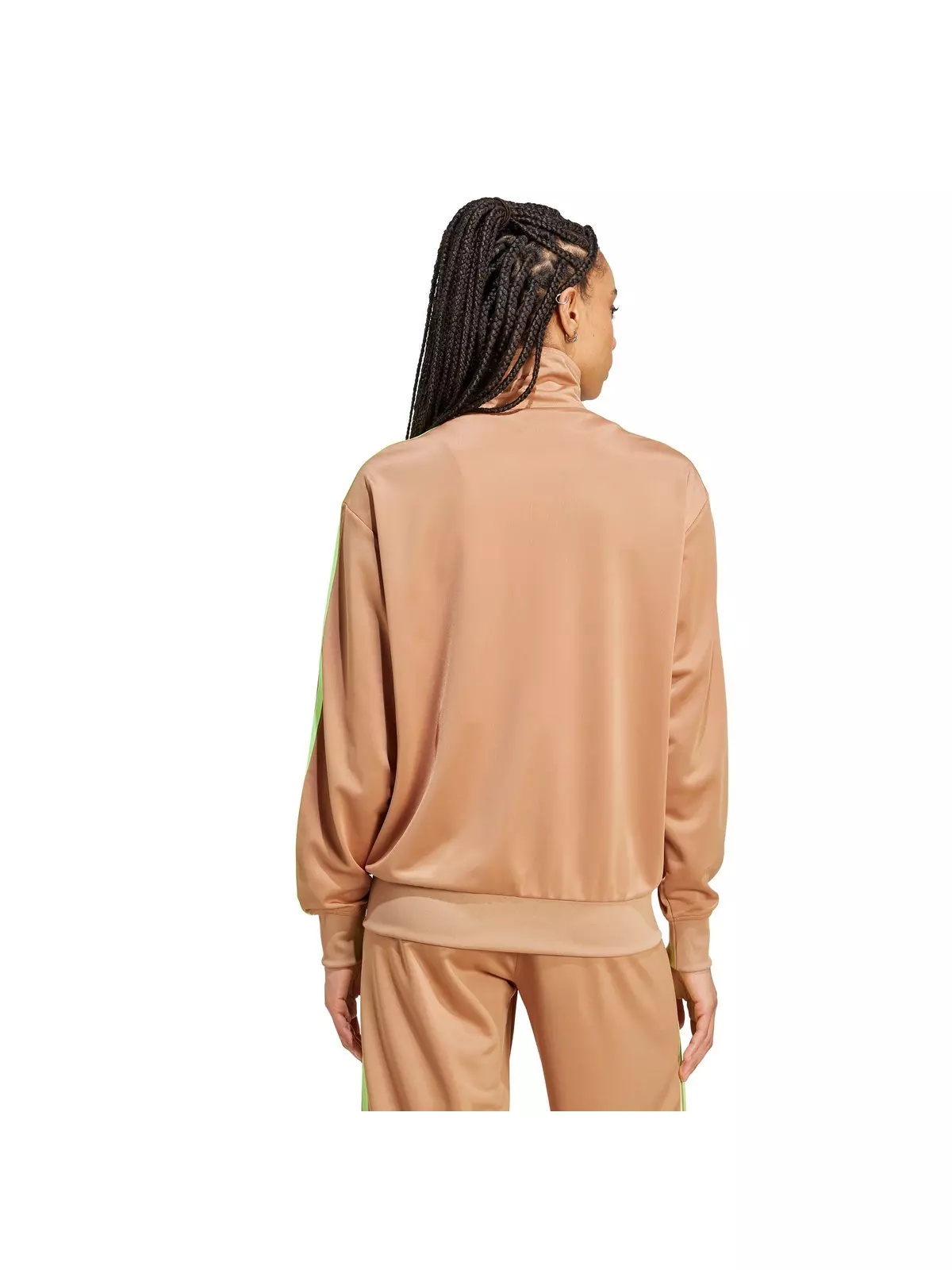 Originals Women's Adicolor Classic Firebird Loose Track Top -Brown/Green - 2