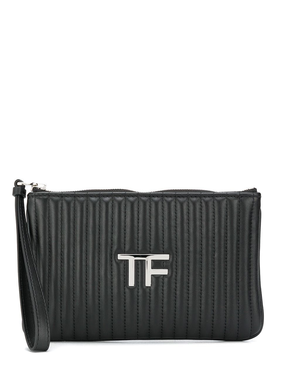 TF quilted clutch bag - 1