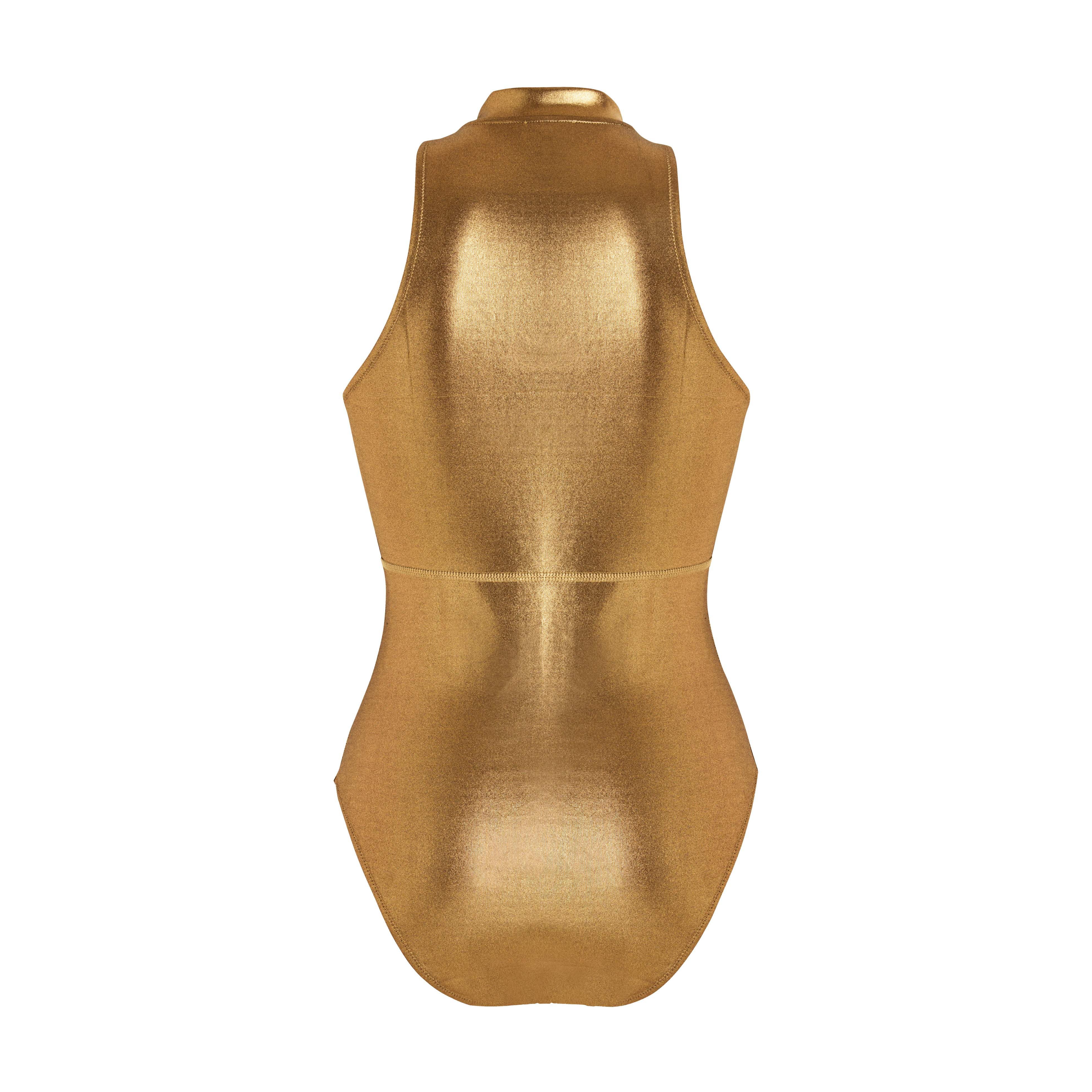 Women One-piece Swimsuit Disco Gold - 2