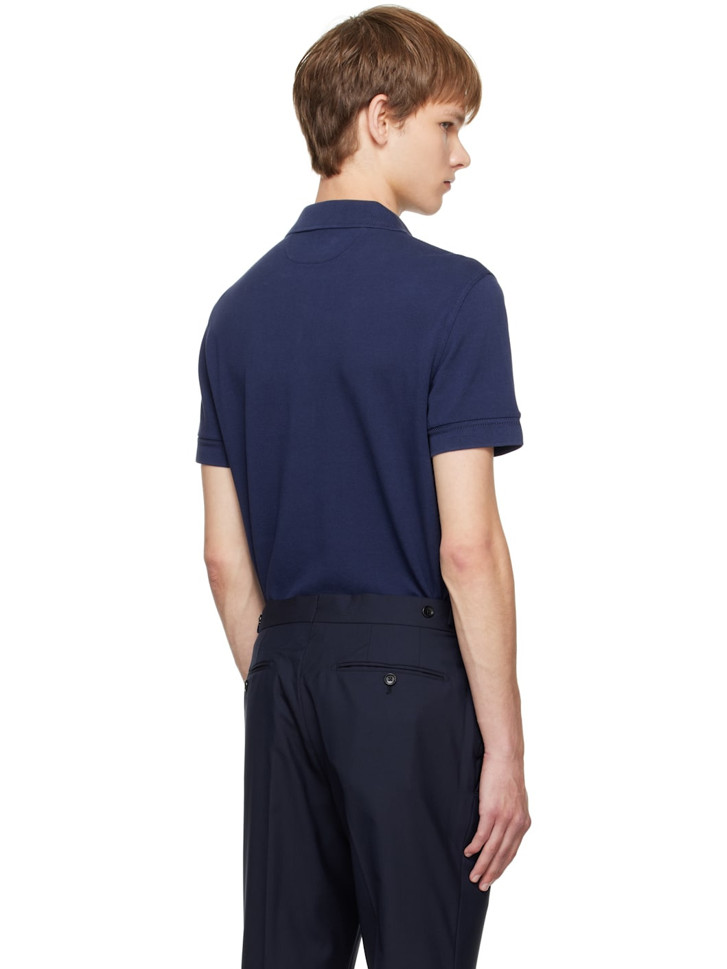 Blue Piquet Polo - 3
