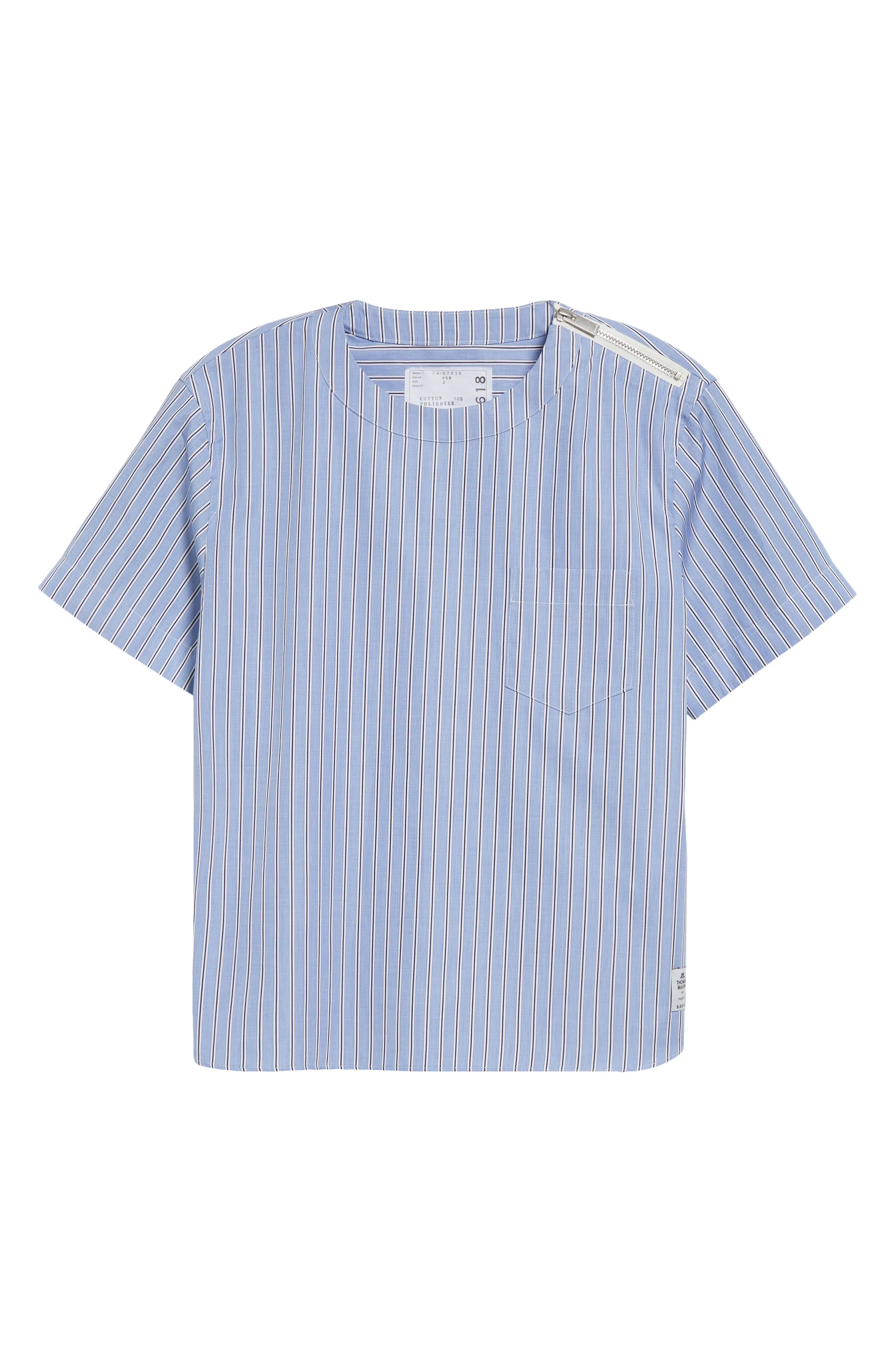 ■sacai■サカイ■Thomas Mason Stripe Mixed Media Top■ sacai x Thomas Mason Stripe Mixed Media Top | nordstrom