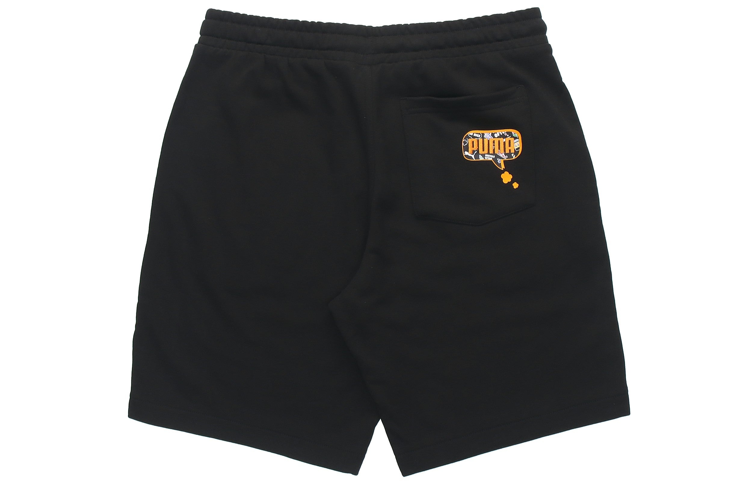PUMA Awareness Athleisure Casual Sports Drawstring Breathable Shorts Black 532036-01 - 2