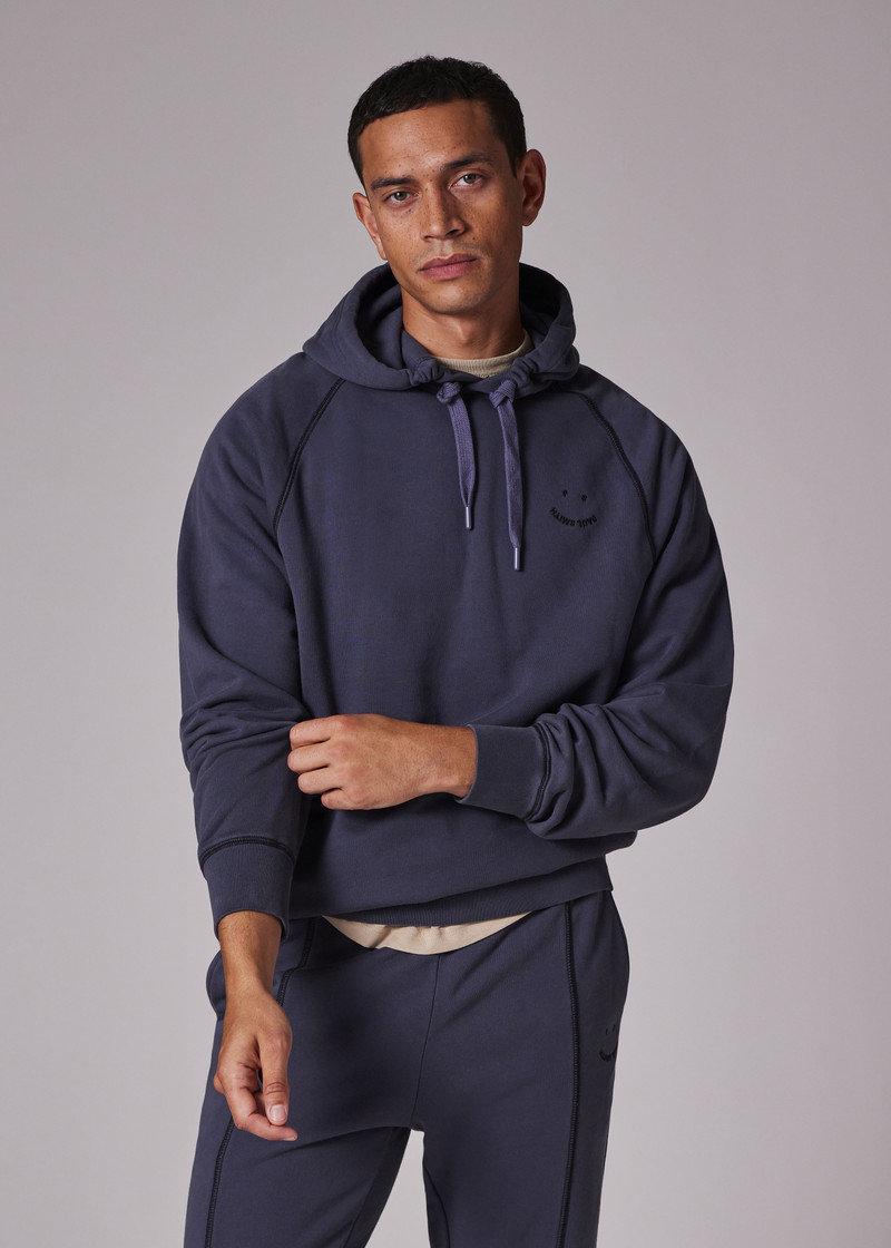 Charcoal Organic Cotton 'Happy' Hoodie 4