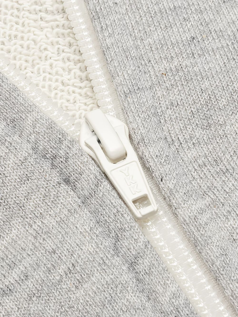 heart-embroidered zip-up sweatshirts - 3