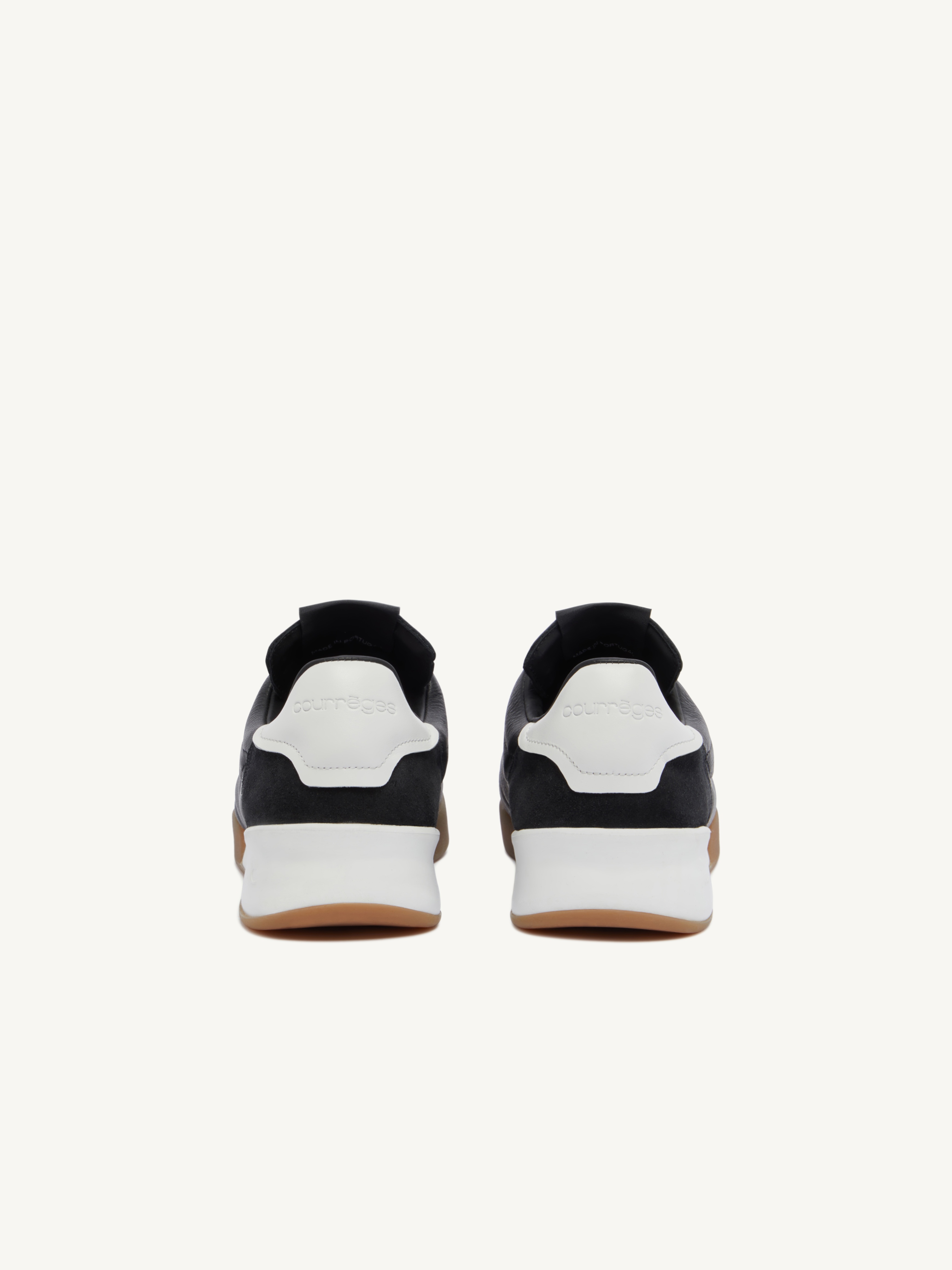 courrèges CLUB 02 LEATHER SNEAKERS | REVERSIBLE