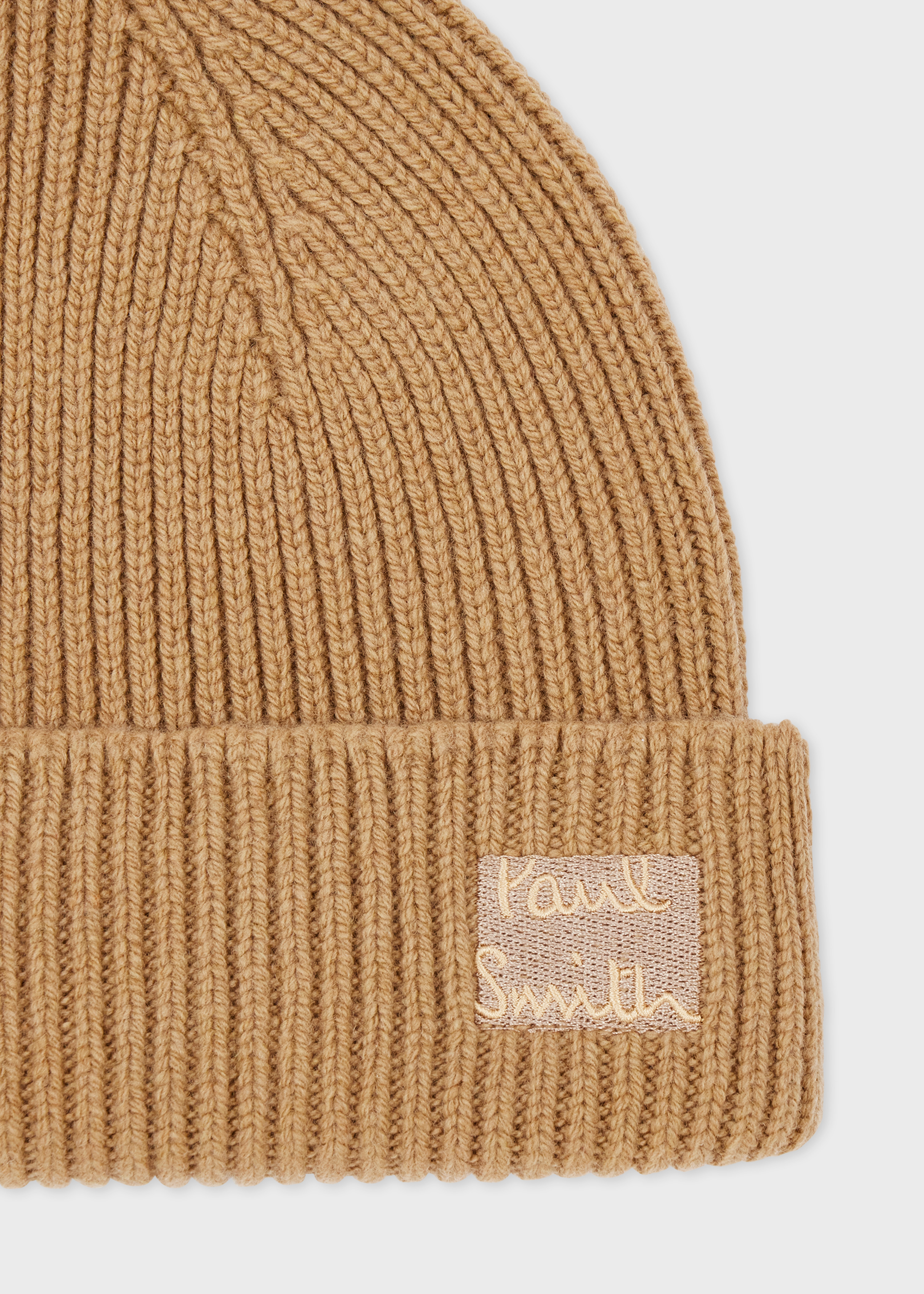 Tan Cashmere-Blend Beanie - 2