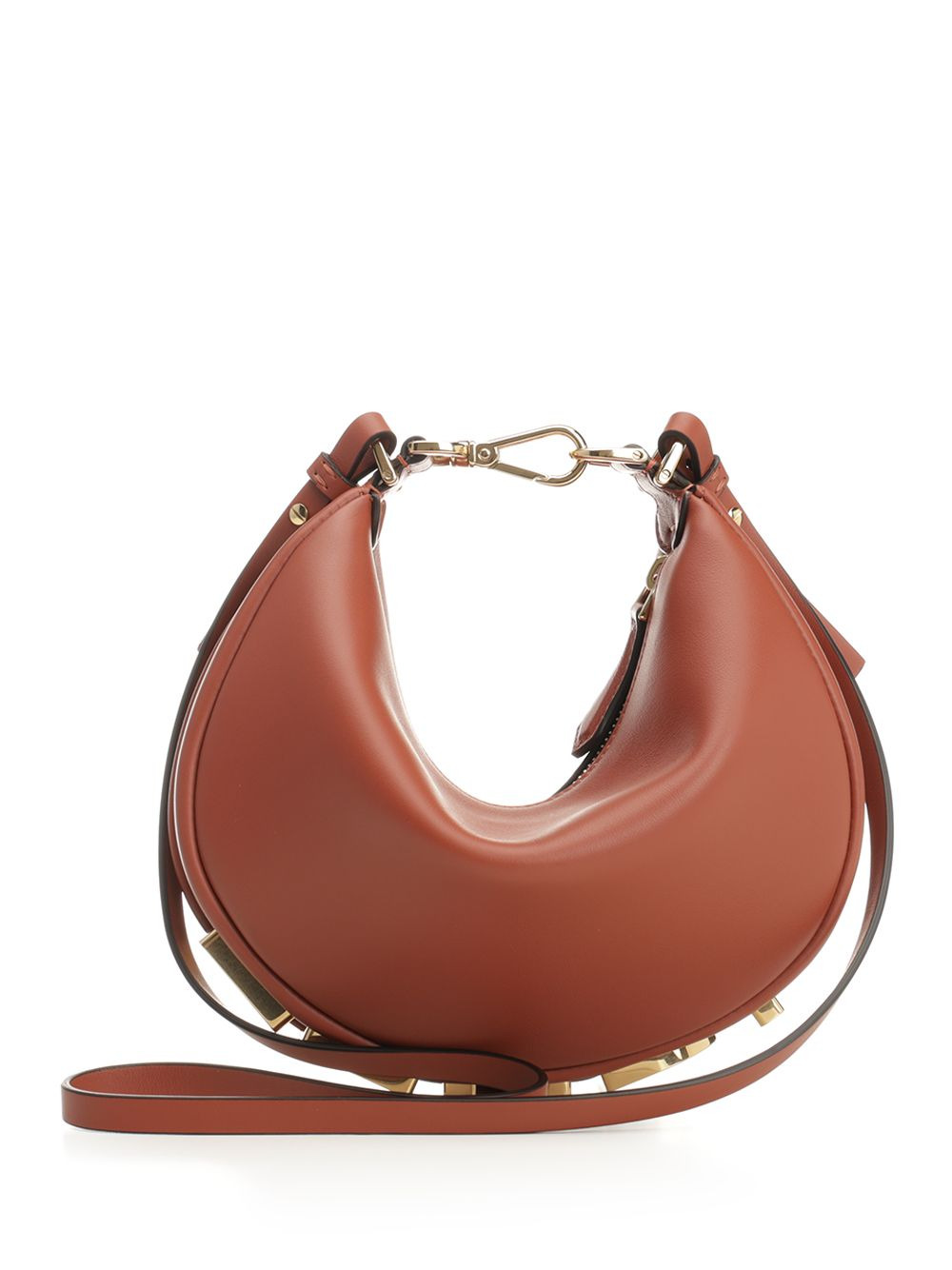 Mini Fendigraph Vit.Grace Matt Handbags Brown - 3