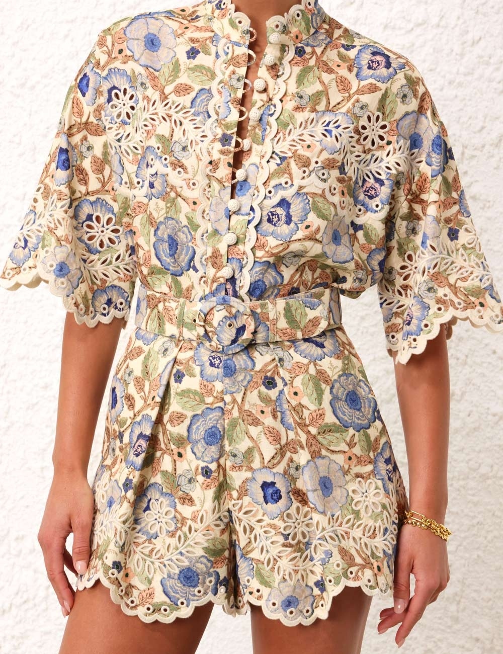JUNIE EMBROIDERED SHORT - 5