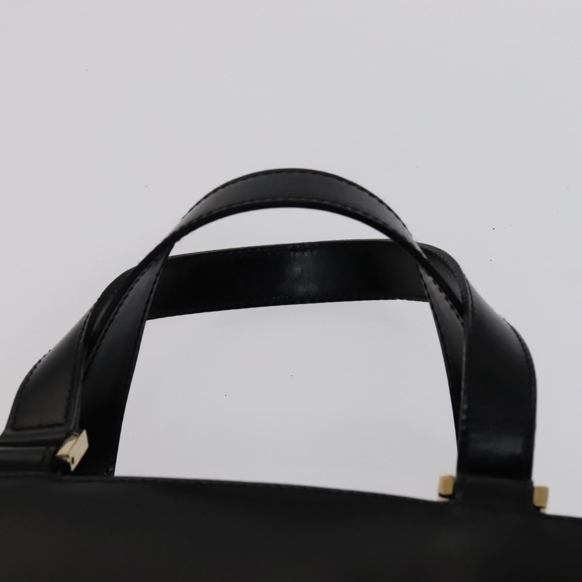 GUCCI Hand Bag Leather Black Gold 000 2046 000 2046 - 14