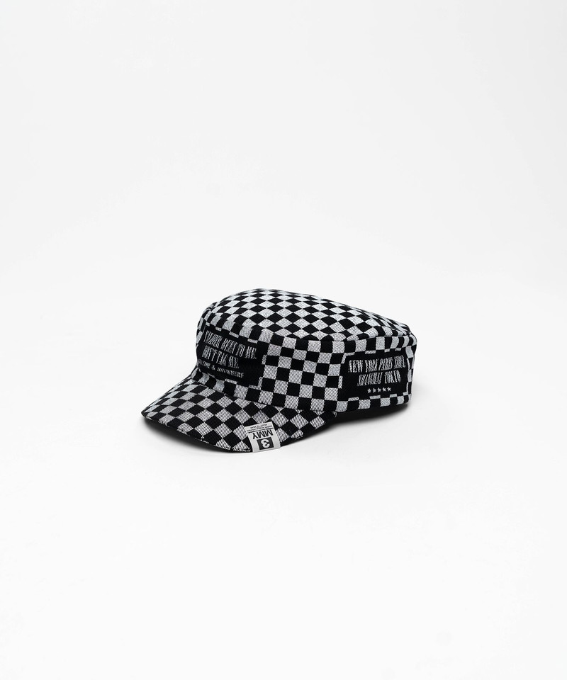 Maison MIHARAYASUHIRO Check Printed Work Cap outlook