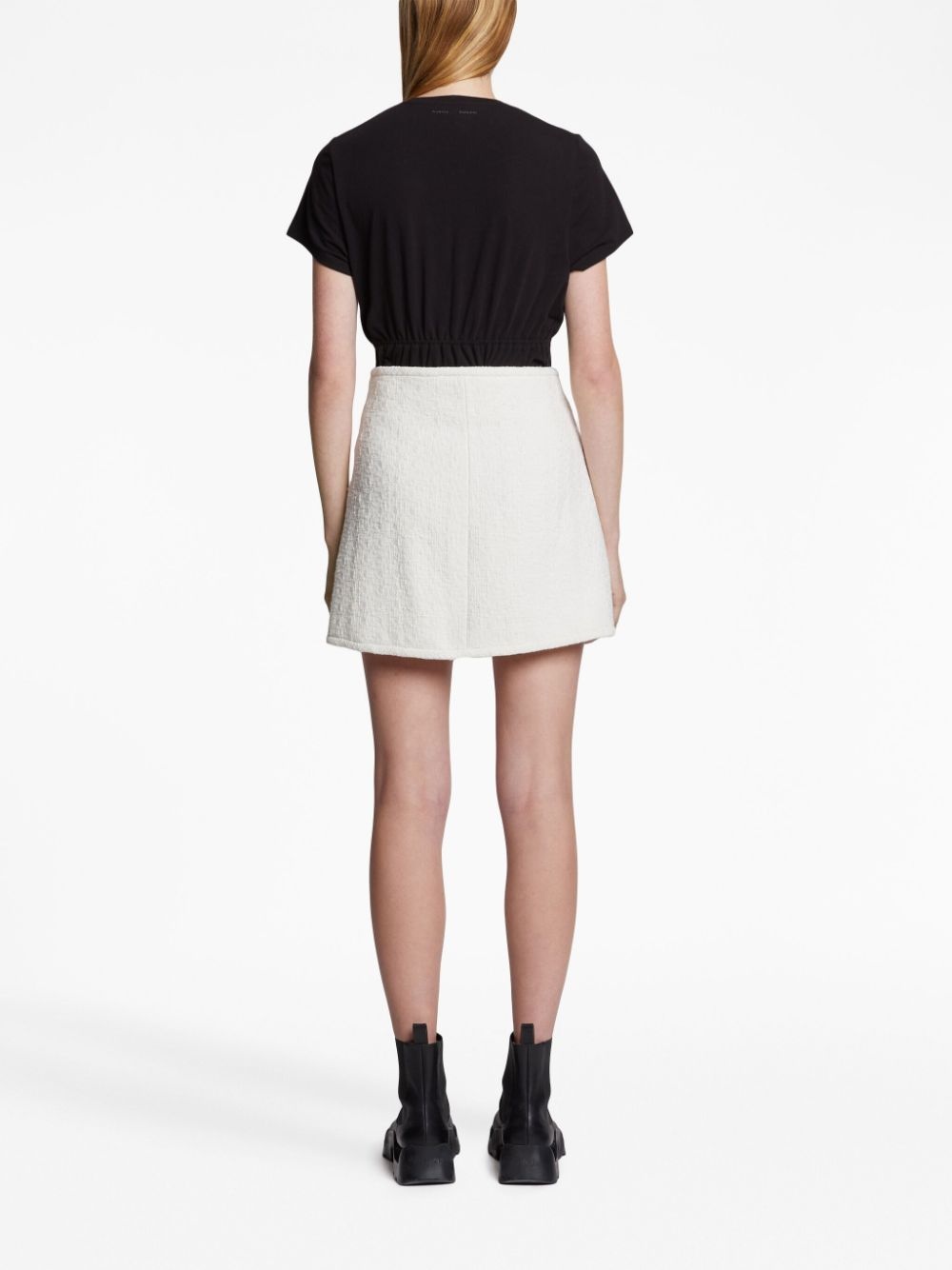 tweed wrap mini skirt - 5