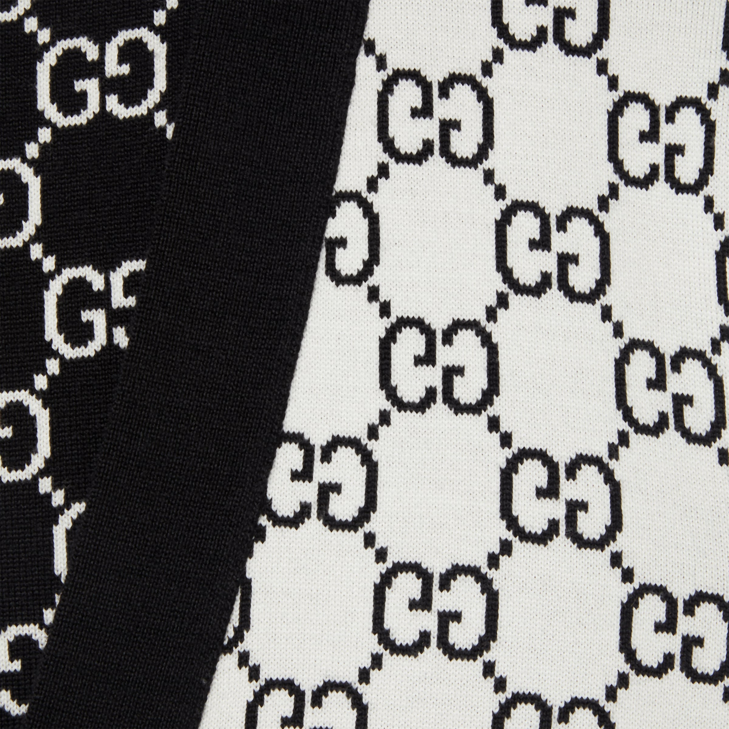Reversible GG wool jacquard cardigan - 7