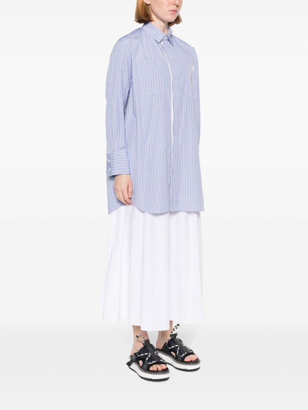 x Thomas Mason striped cotton shirt - 3