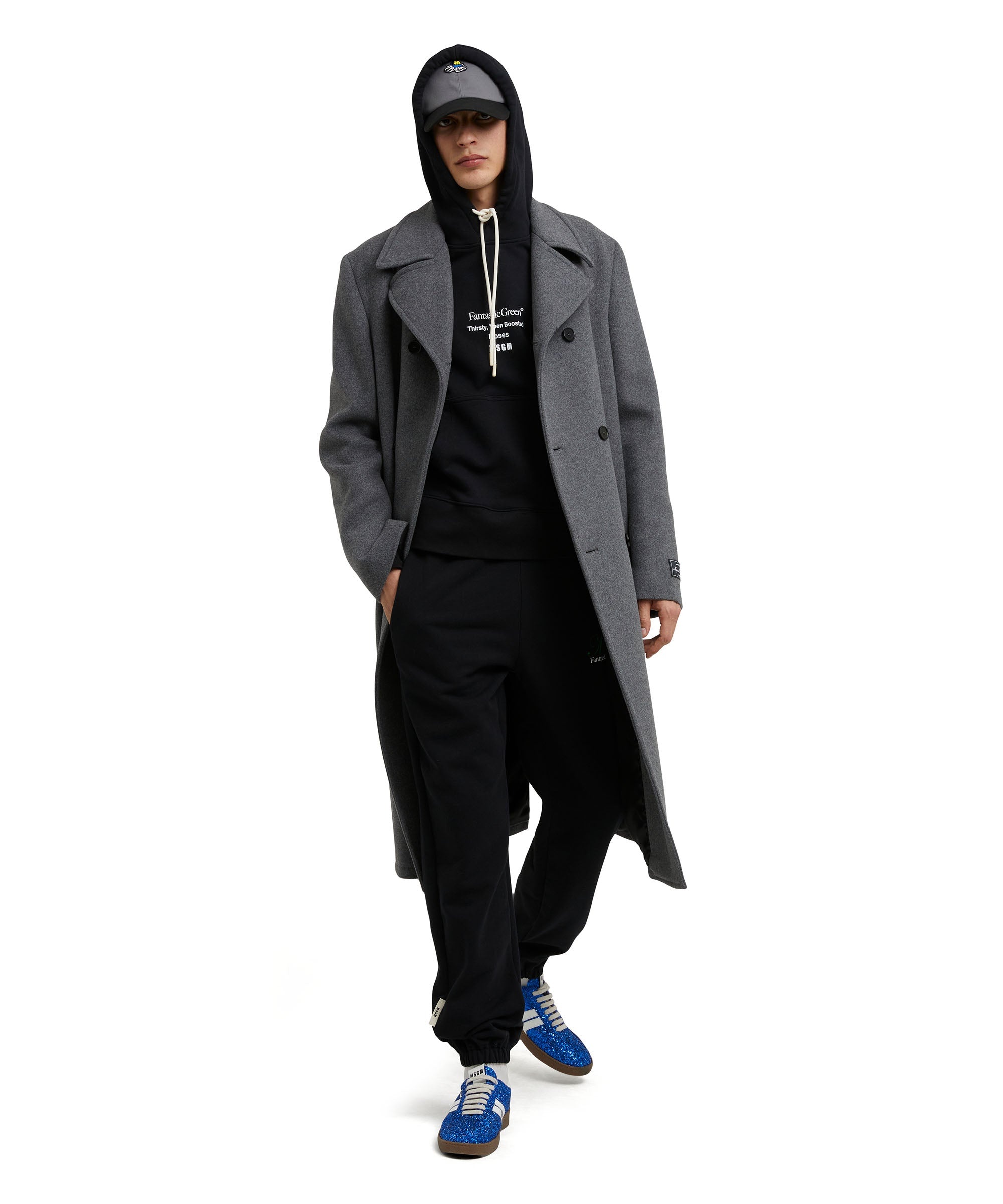 Organic cotton hooded sweatshirt from the MSGM Fantastic Green Capsule - 5