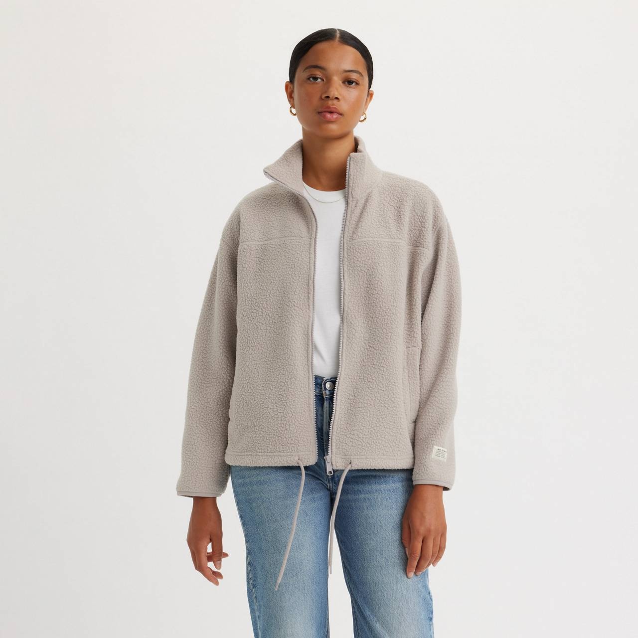 ALL OVER SHERPA JACKET - 1