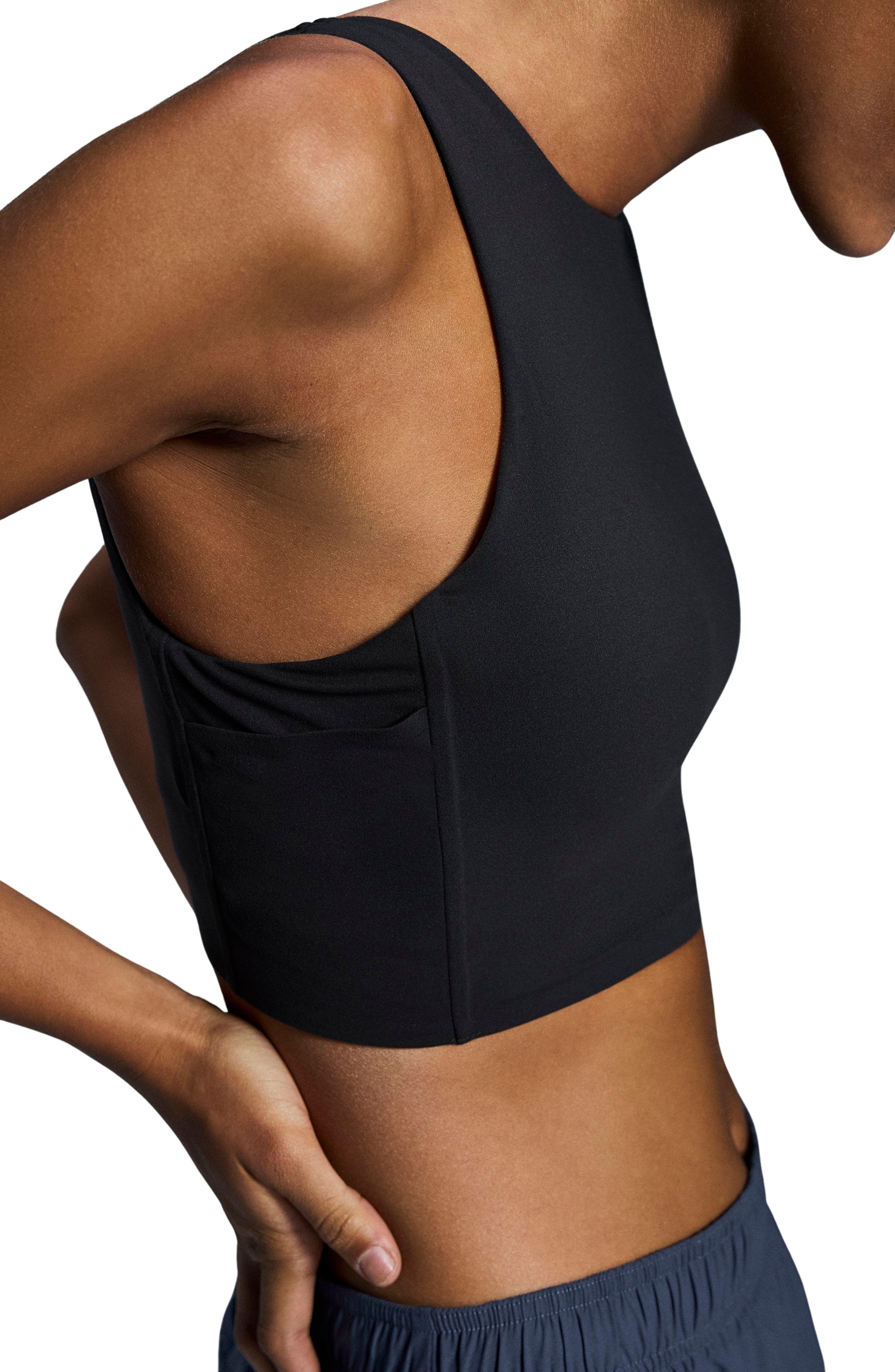 On Core 2-in-1 Crop Top in Black at Nordstrom - 3
