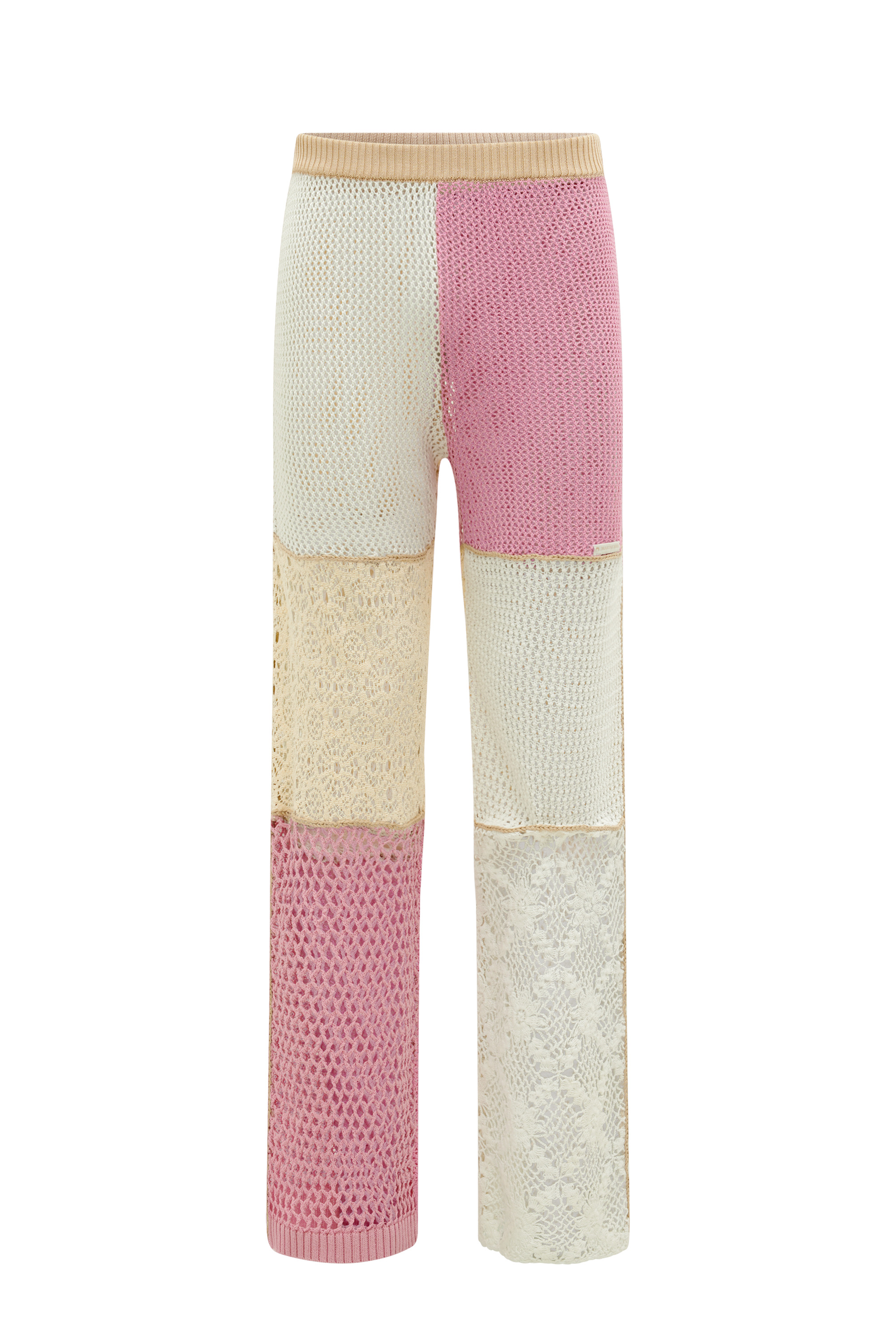 Regenerated Crochet Straight Leg Pants - 1