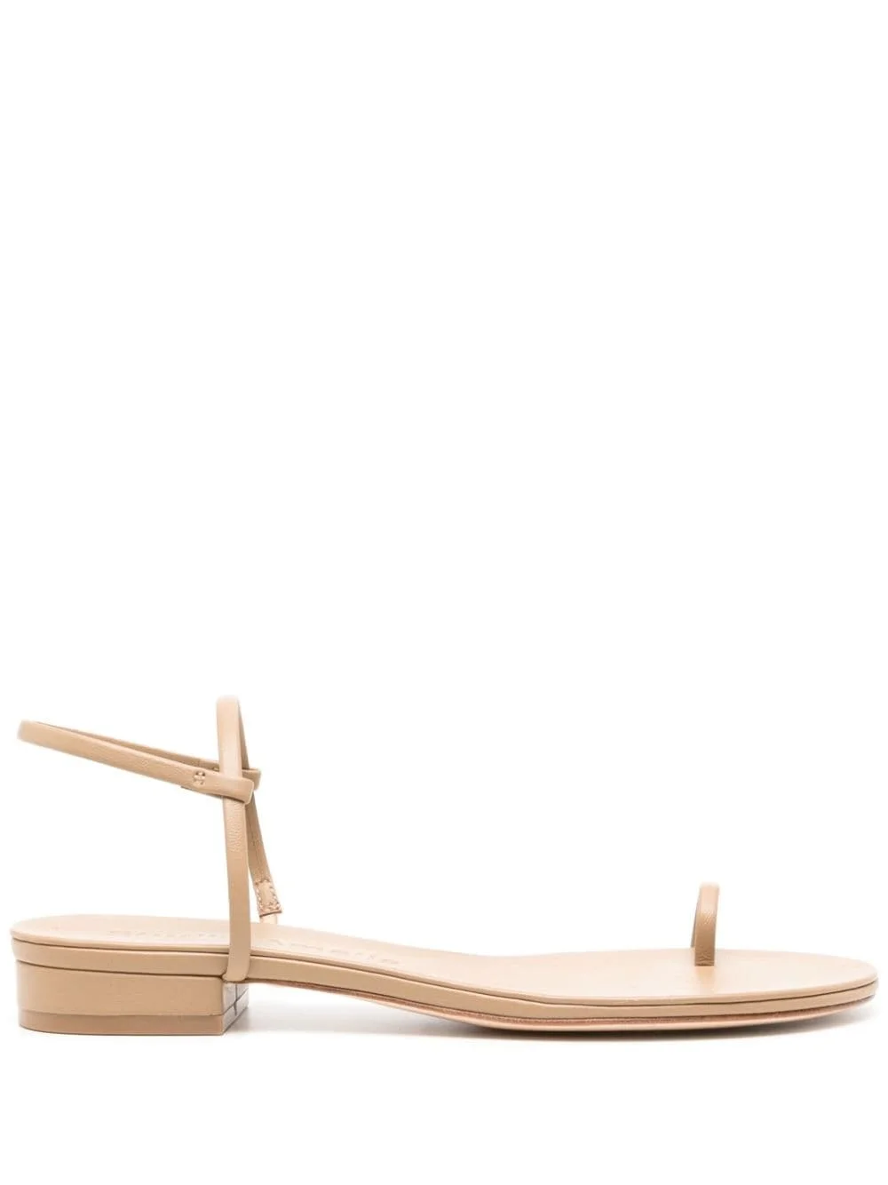 Edith flat leather sandals - 1