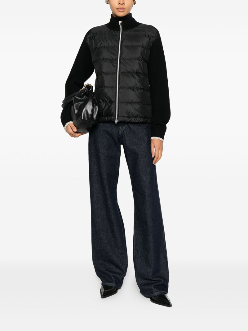 Herno padded zip cardigan outlook