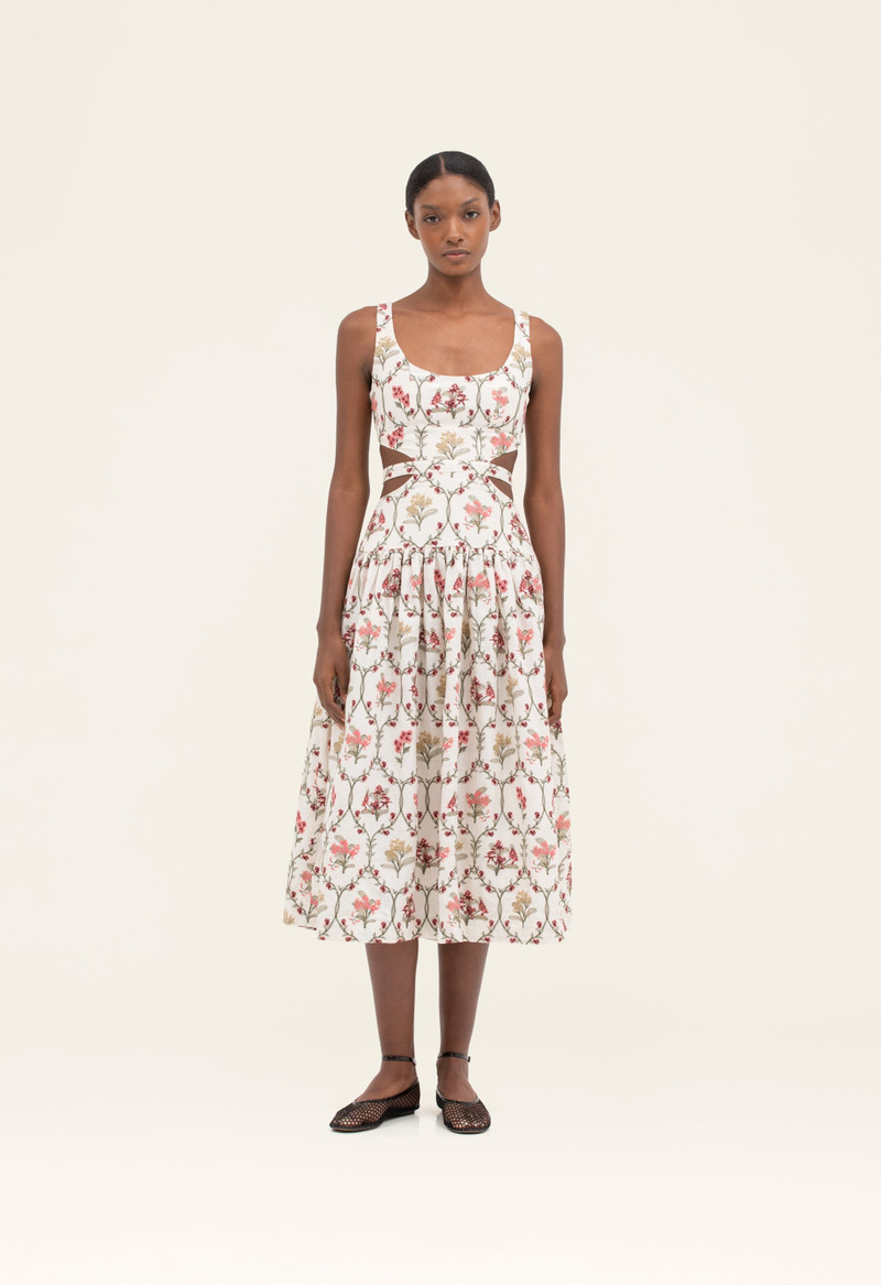 Agua by Agua Bendita Totumo Orquidea Midi Dress outlook