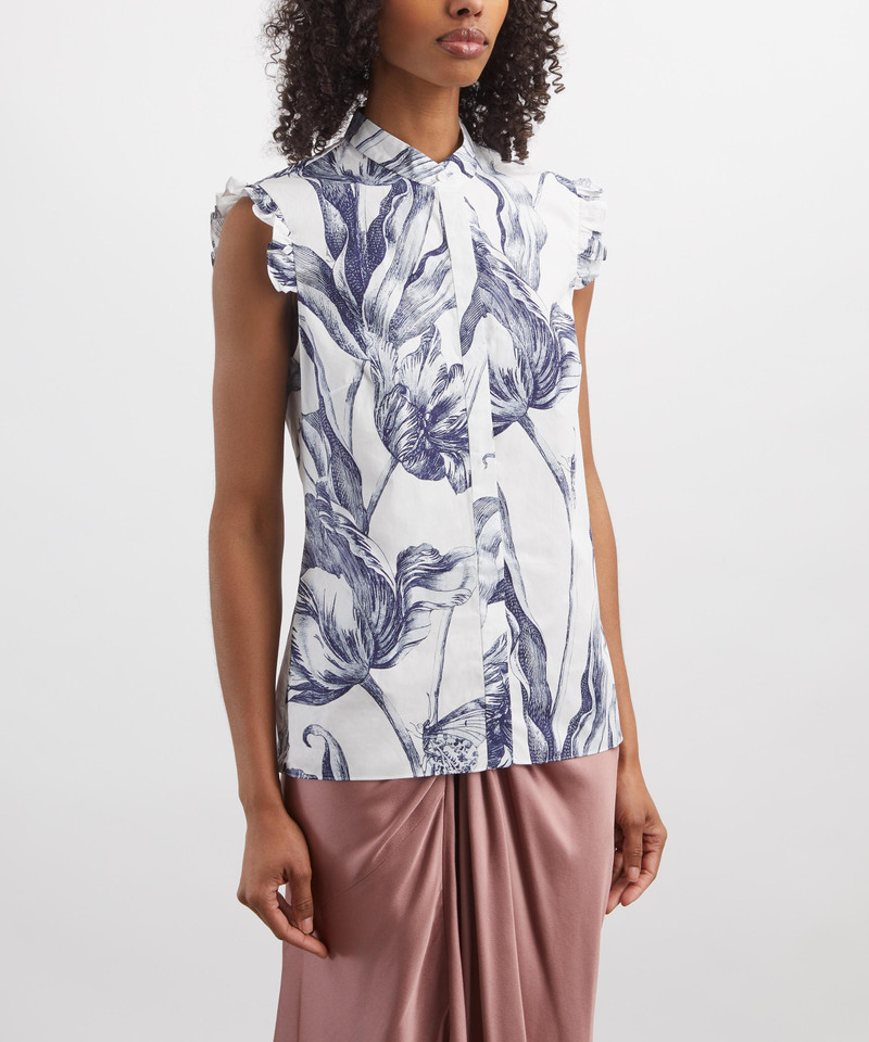 Erdem Floral Print Sleeveless Top outlook