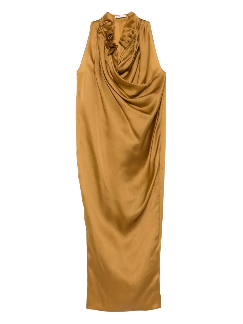 draped maxi dress - 1