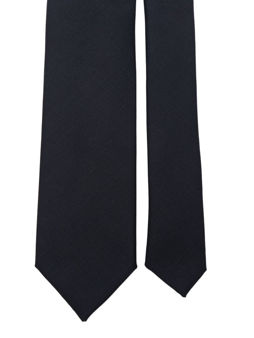pointed-tip wool tie - 2