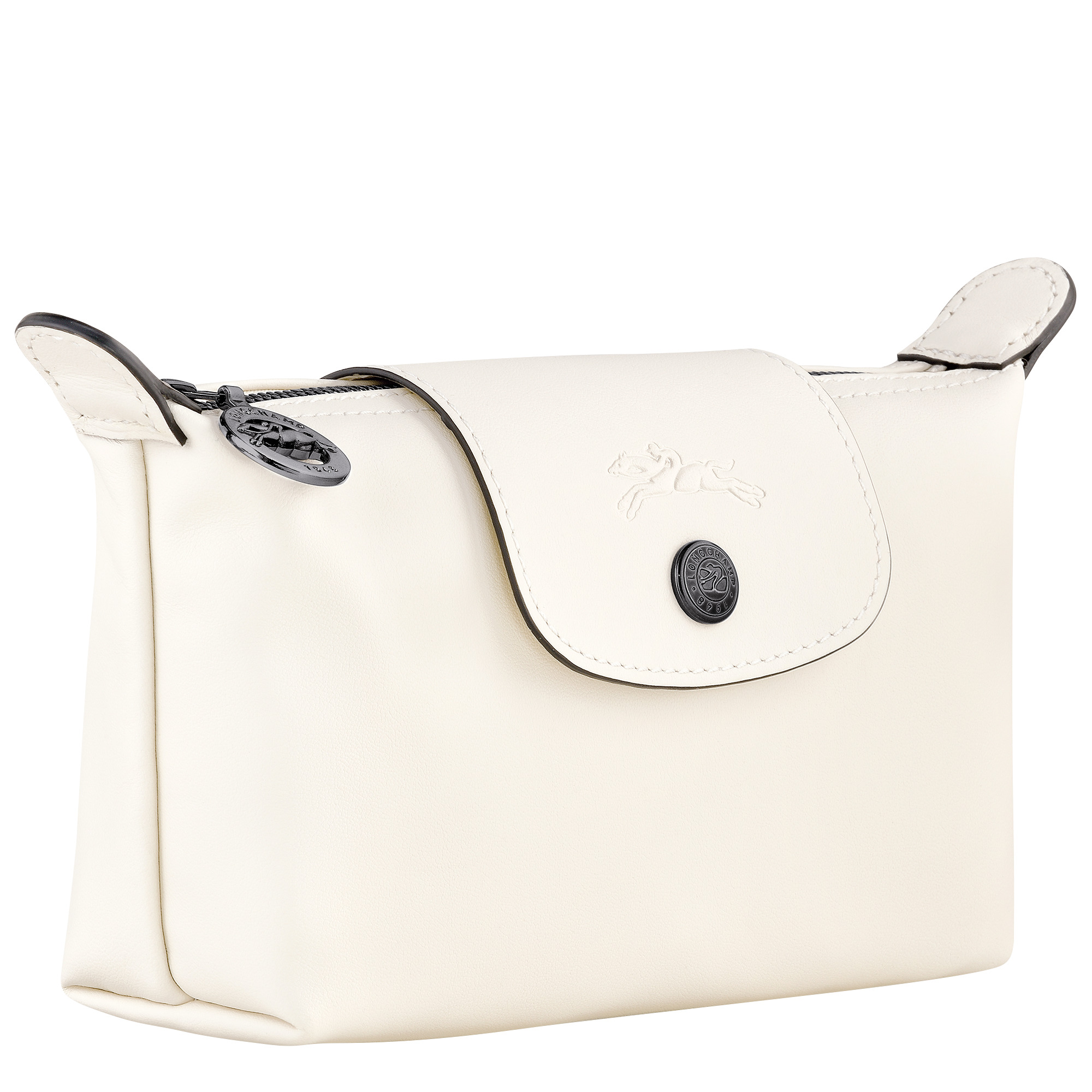 Le Pliage Xtra Pouch Ecru - Leather - 2